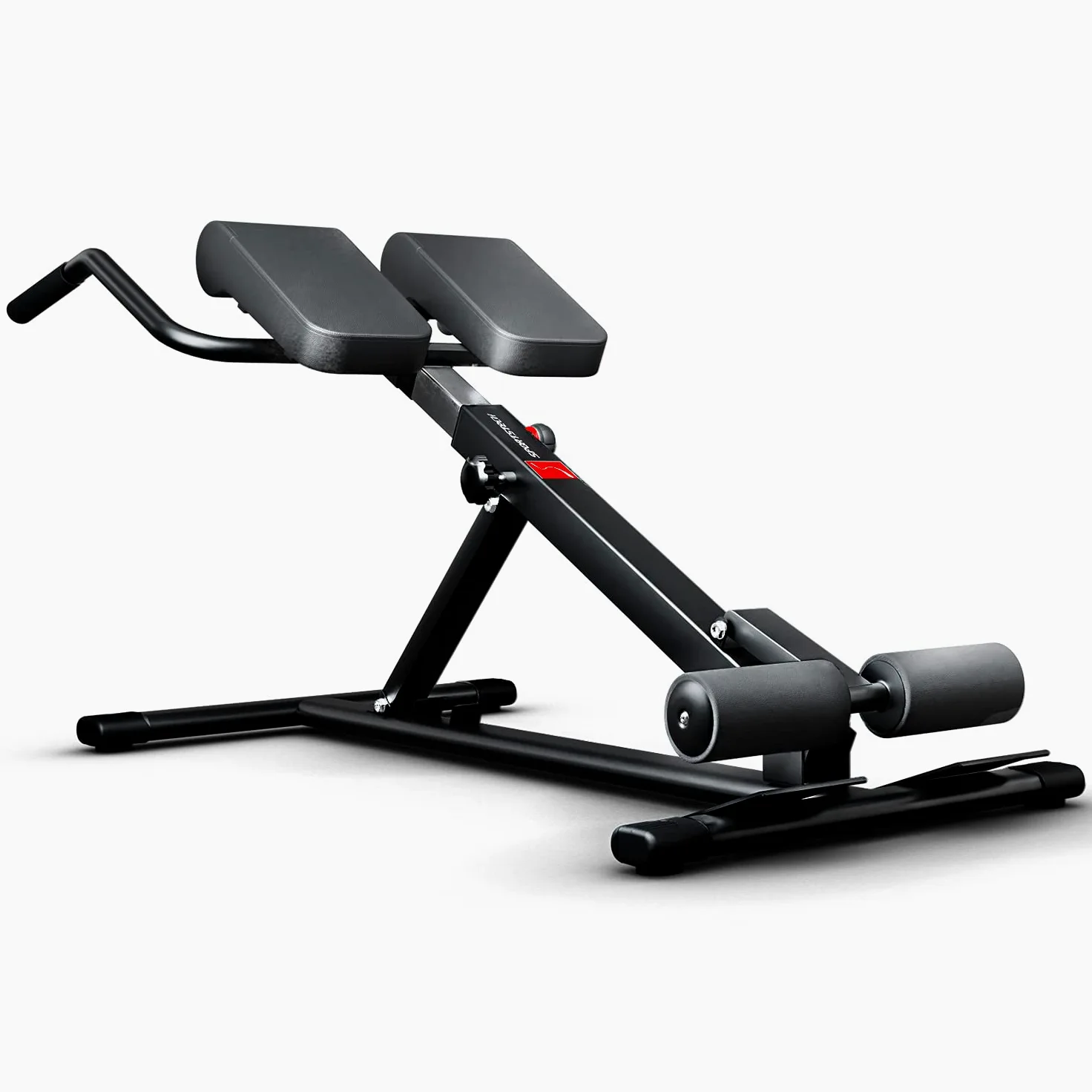 Sportstech in salute e in forma nel 2020. Panca per addominali & lombari/schiena, barra per Dip per casa. Ergonomica, regolabile. Sistema di bloccaggio e ripieghevole BRT150