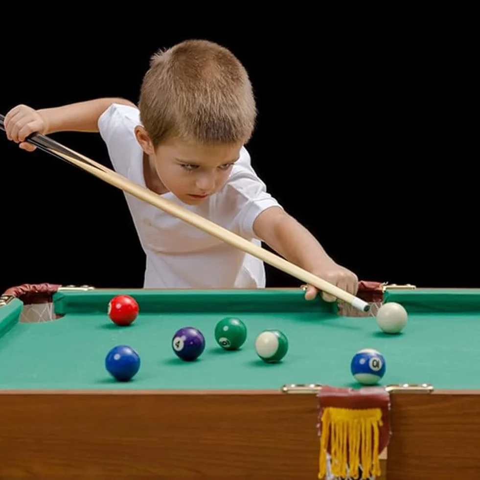 Set di 2 Stecche da Biliardo con Aggiunta Peso 100CM/120CM/134CM Testa 10MM per Youth Adults