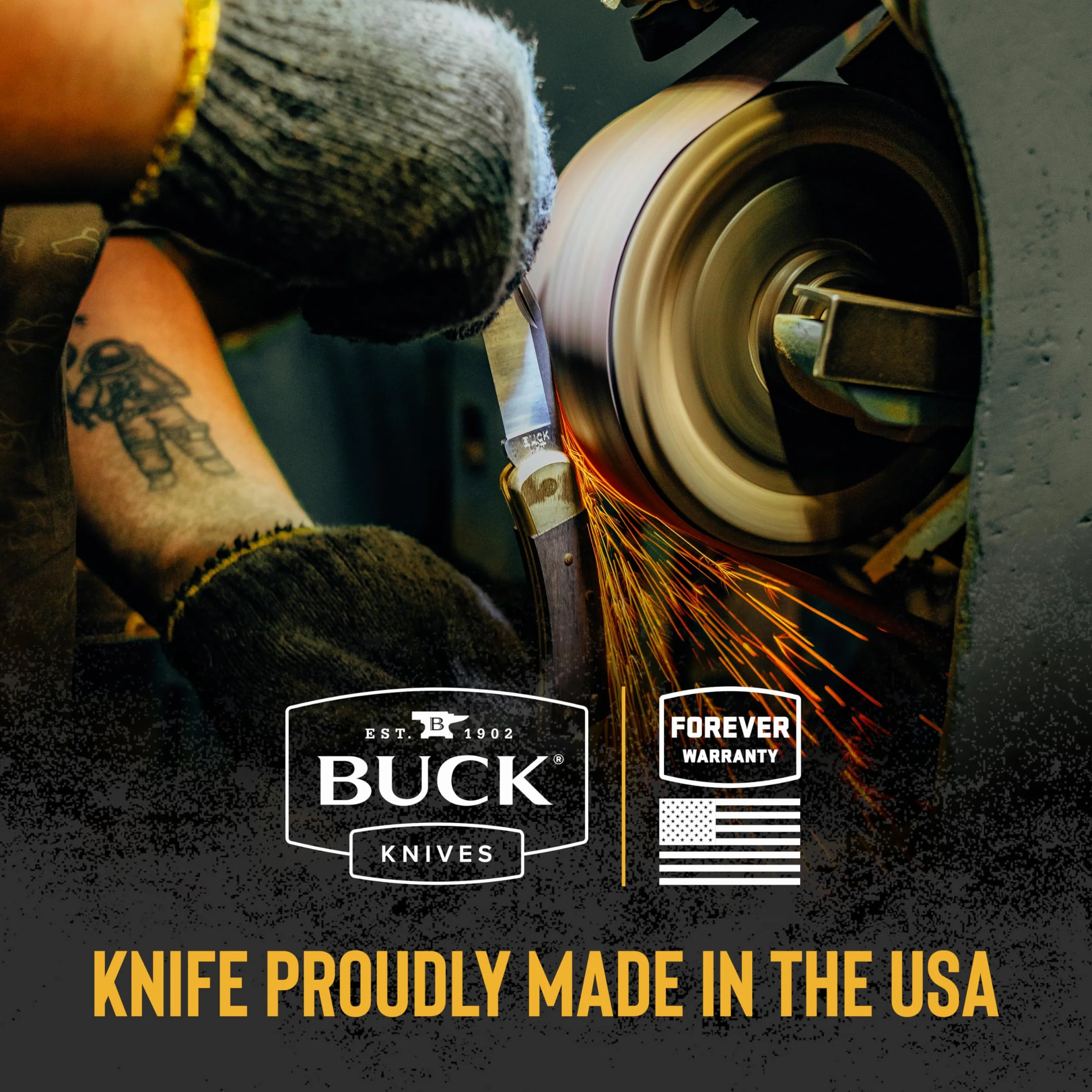 Buck Couteau Ranger Slim Select Noir 0112BKS1