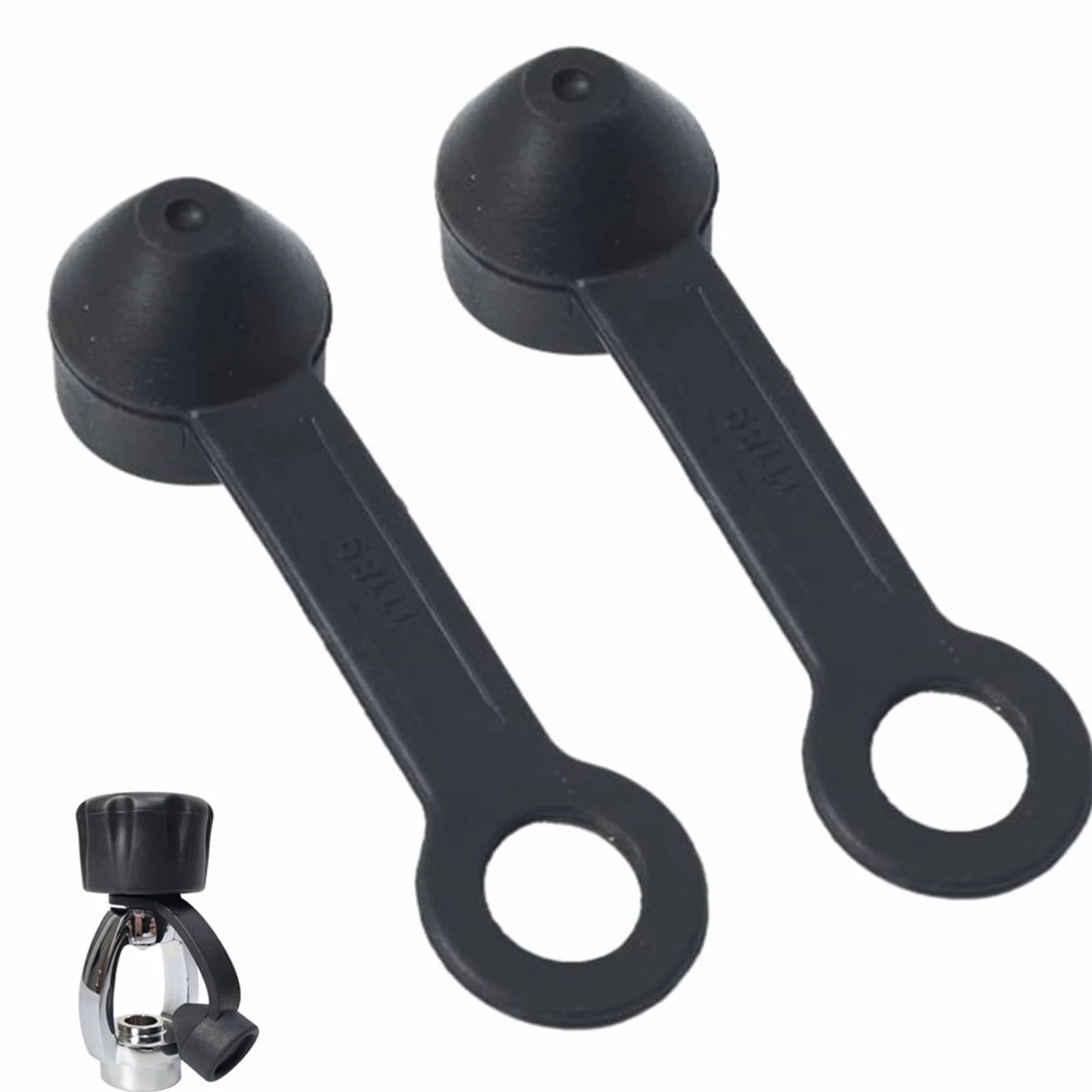 Tappi antipolvere per regolatore ARA in gomma 93 x 25 cm nero protezione subacquea