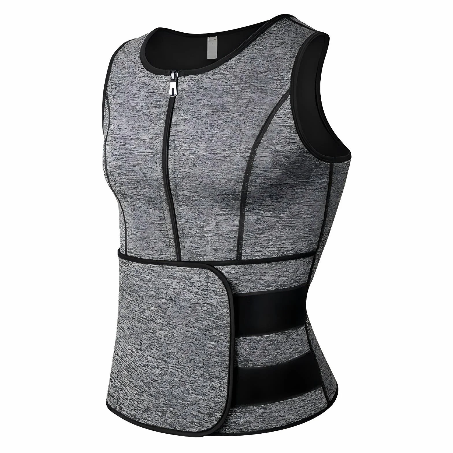 Gilet da uomo Sauna Neoprene dimagrimento Cintura Sudazione Fitness Sports Canotta