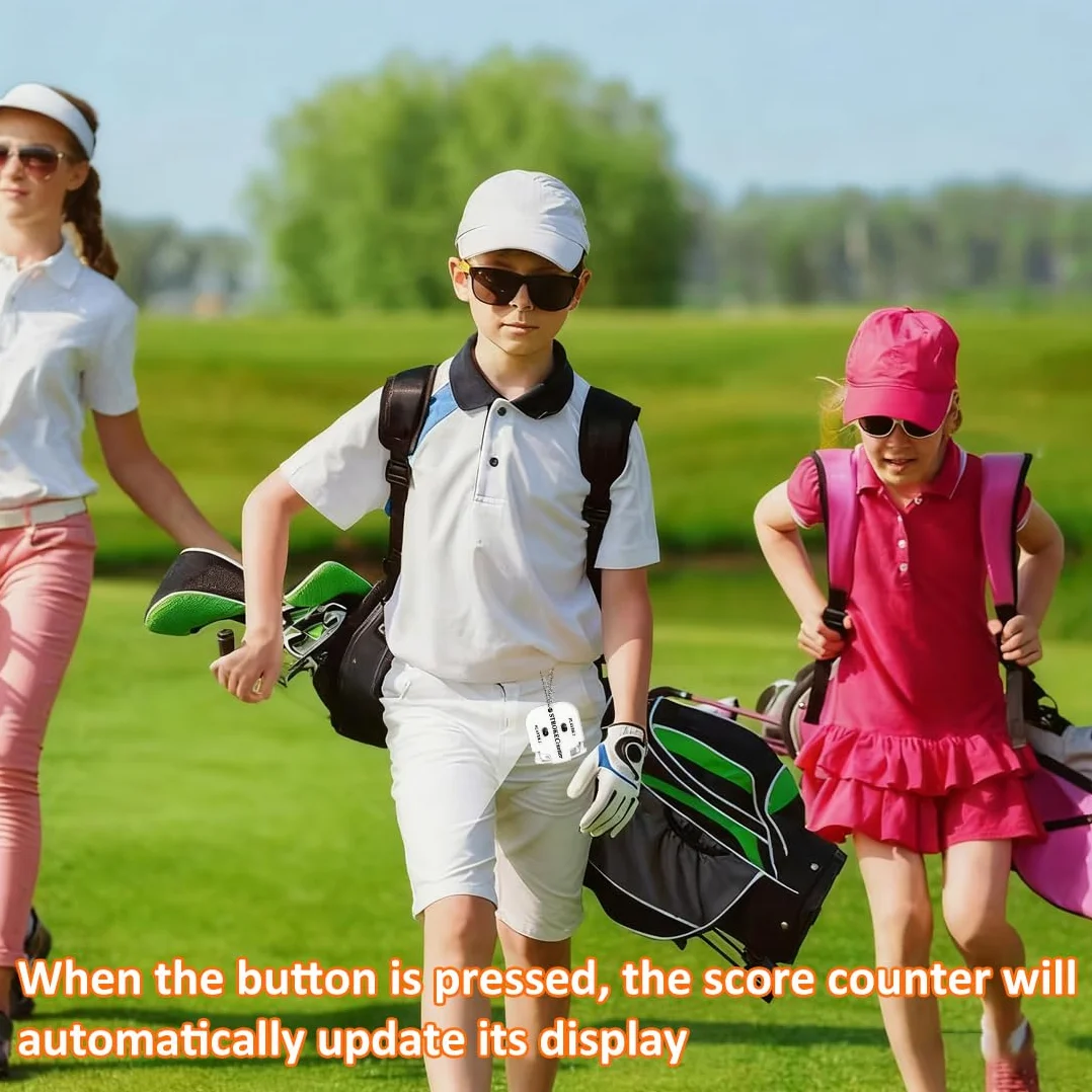 Segnapunti Golf 2 Pezzi Contatore Punteggio per 2 Giocatori Accessori Campo