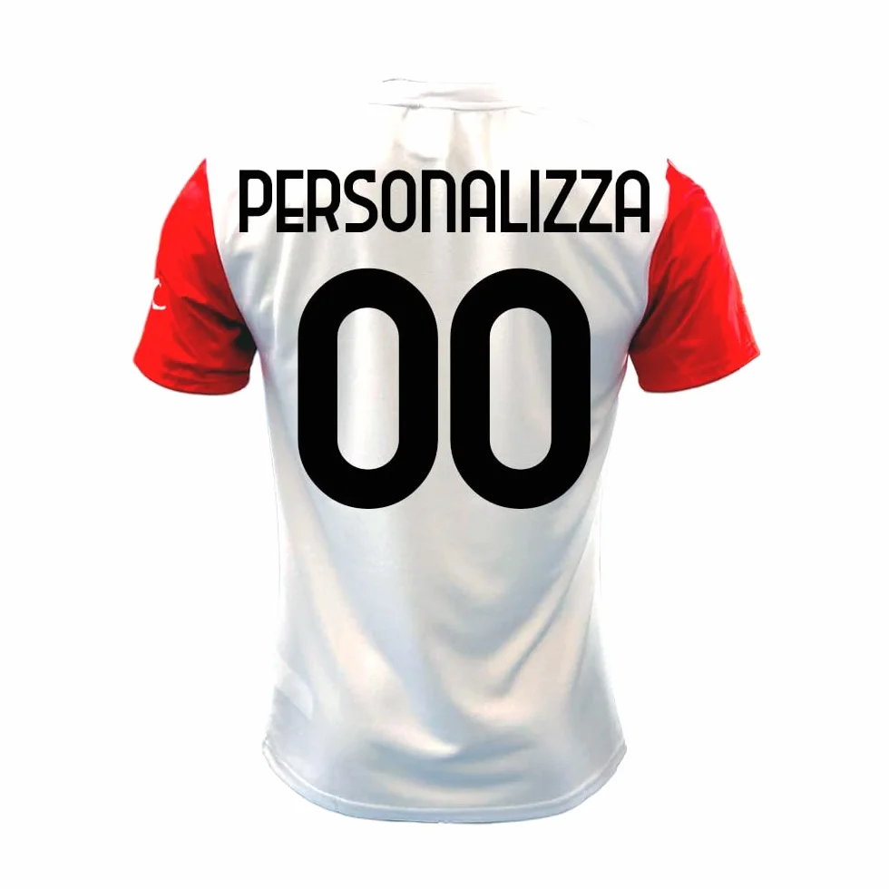 AC Milan Maglia Replica Personalizzabile 100% Poliestere Taglie 4Y-XXL