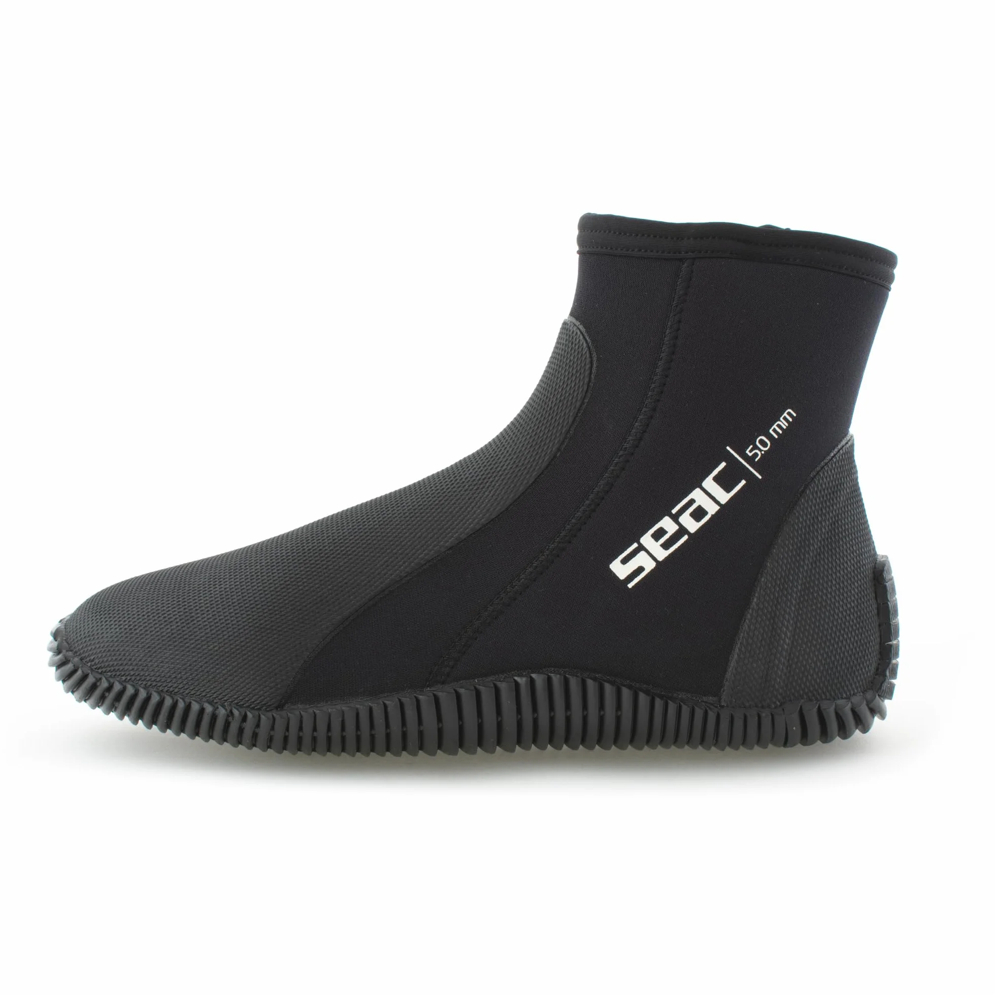 SEAC Calzari da Subacquea in Neoprene 5 mm Suola Semi Rigida Protezioni Tallone Collo del Piede
