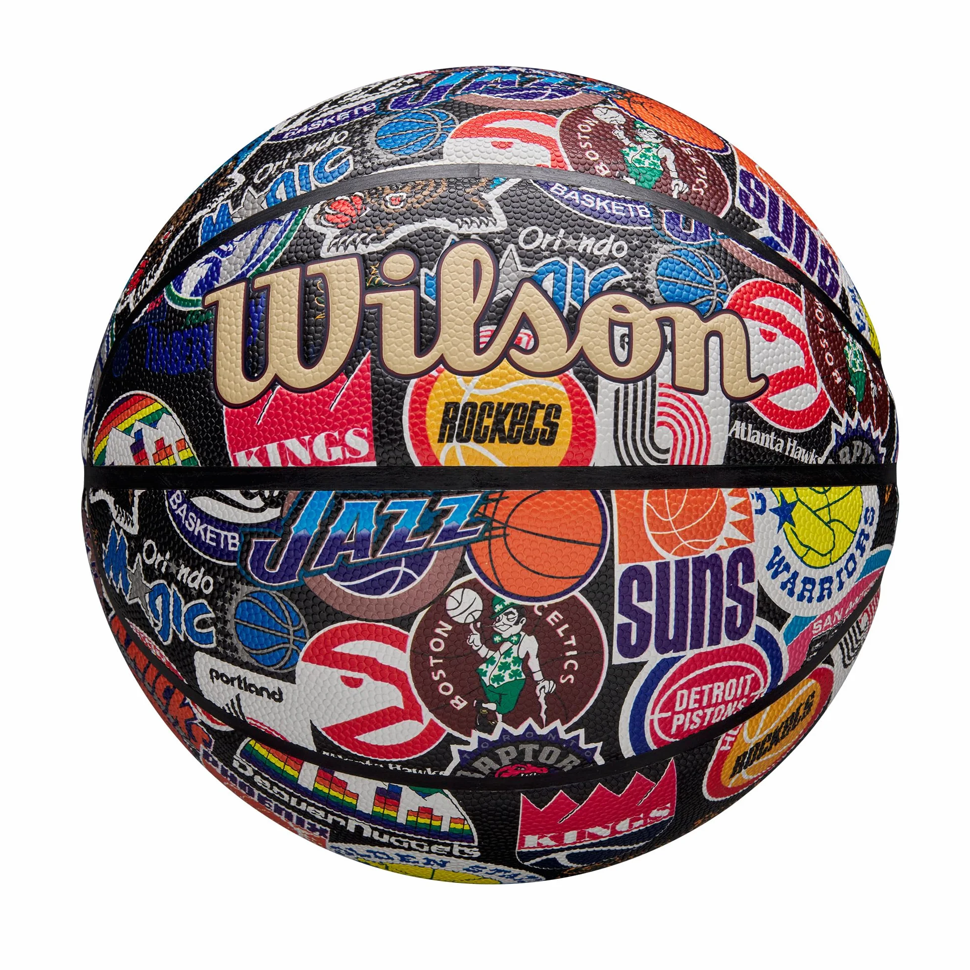 Wilson Pallone da Basket Retrò NBA All Team Taglia 7 Dual Depth Pure Feel