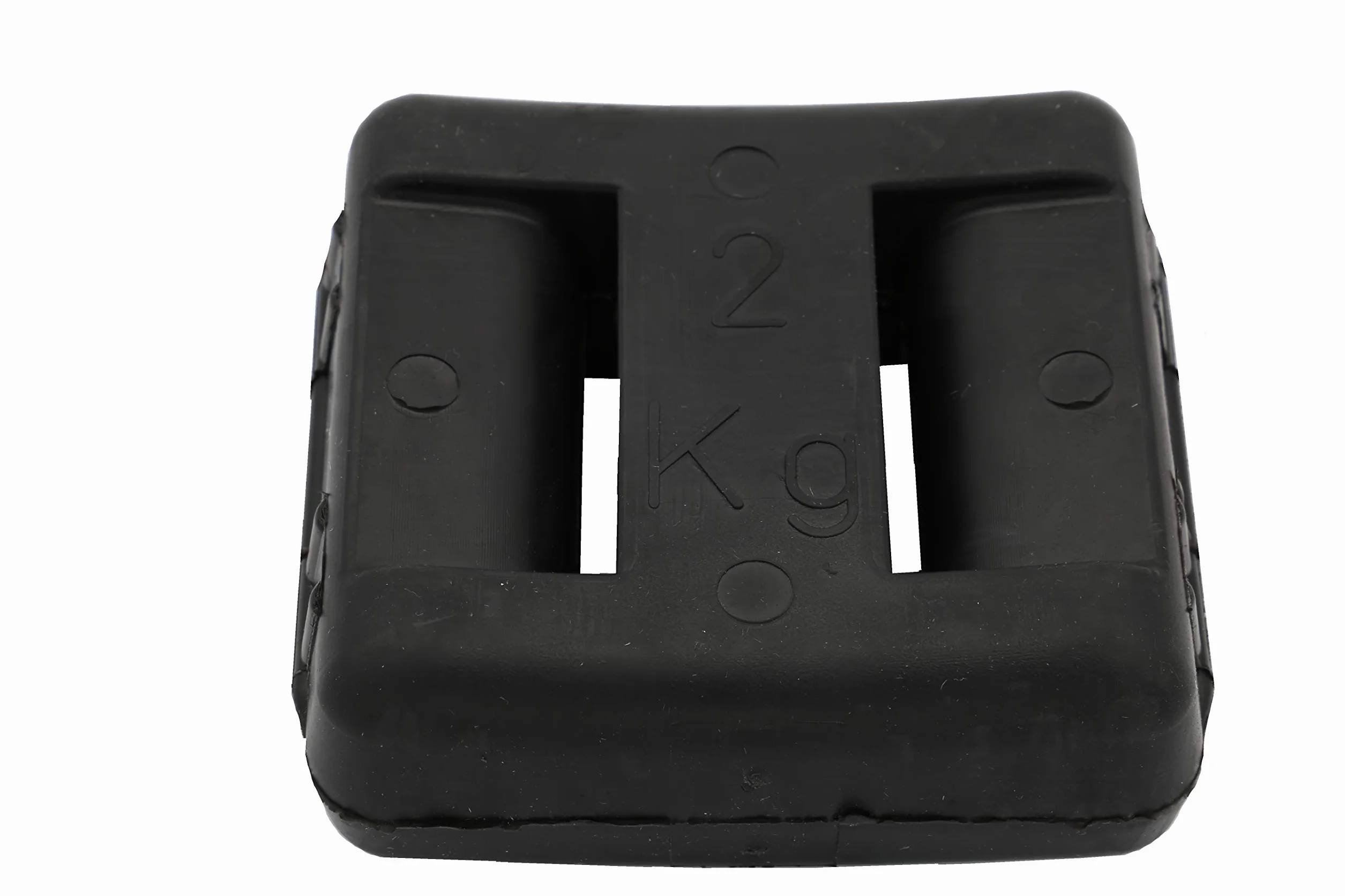 Zavorra sub plastificata nera 2 kg