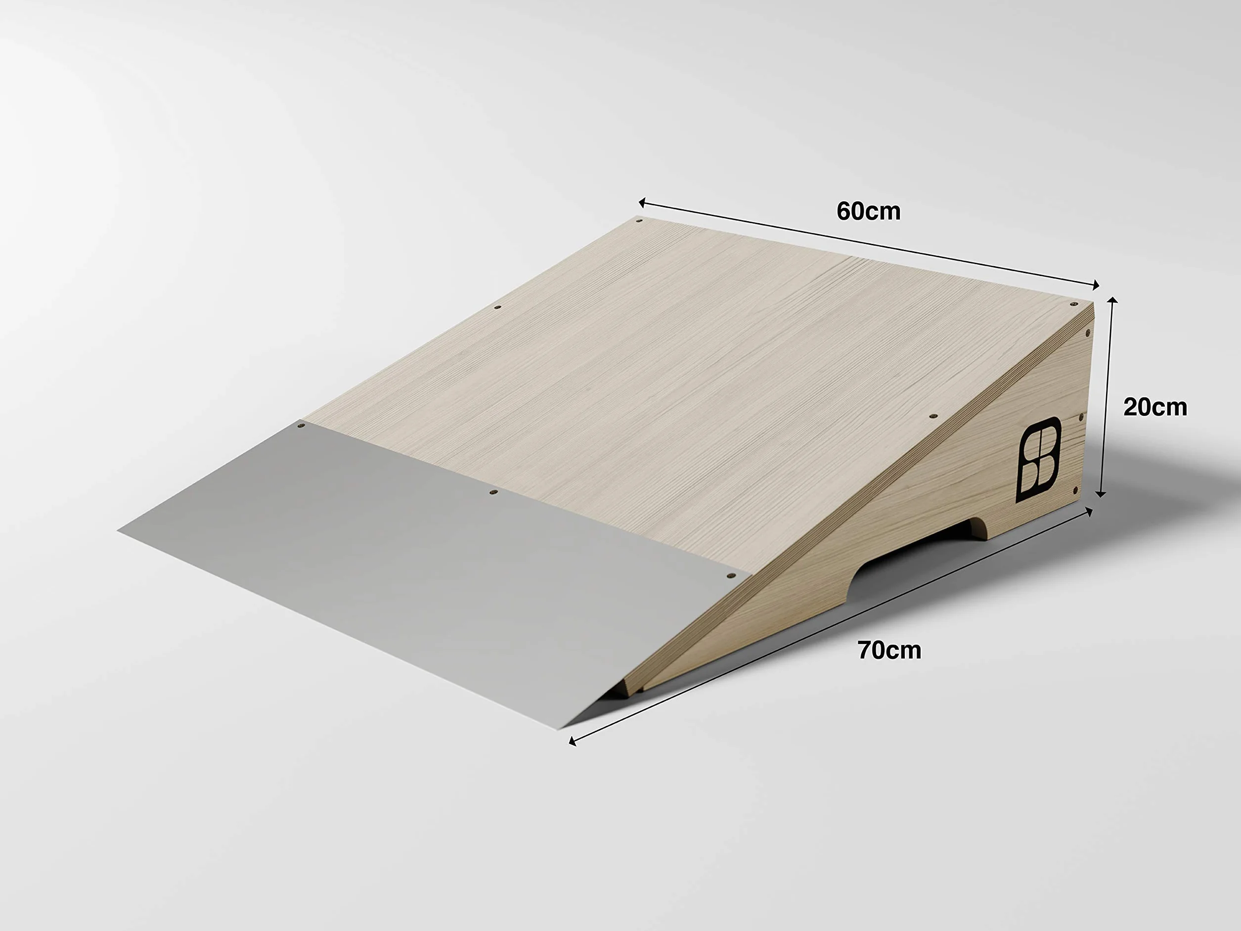 Kicker Ramp Street Skate Set per Giardino Viale Accesso Skateboard BMX Scooter Legno Durevole Rampa Jump Trick Principianti Avanzati