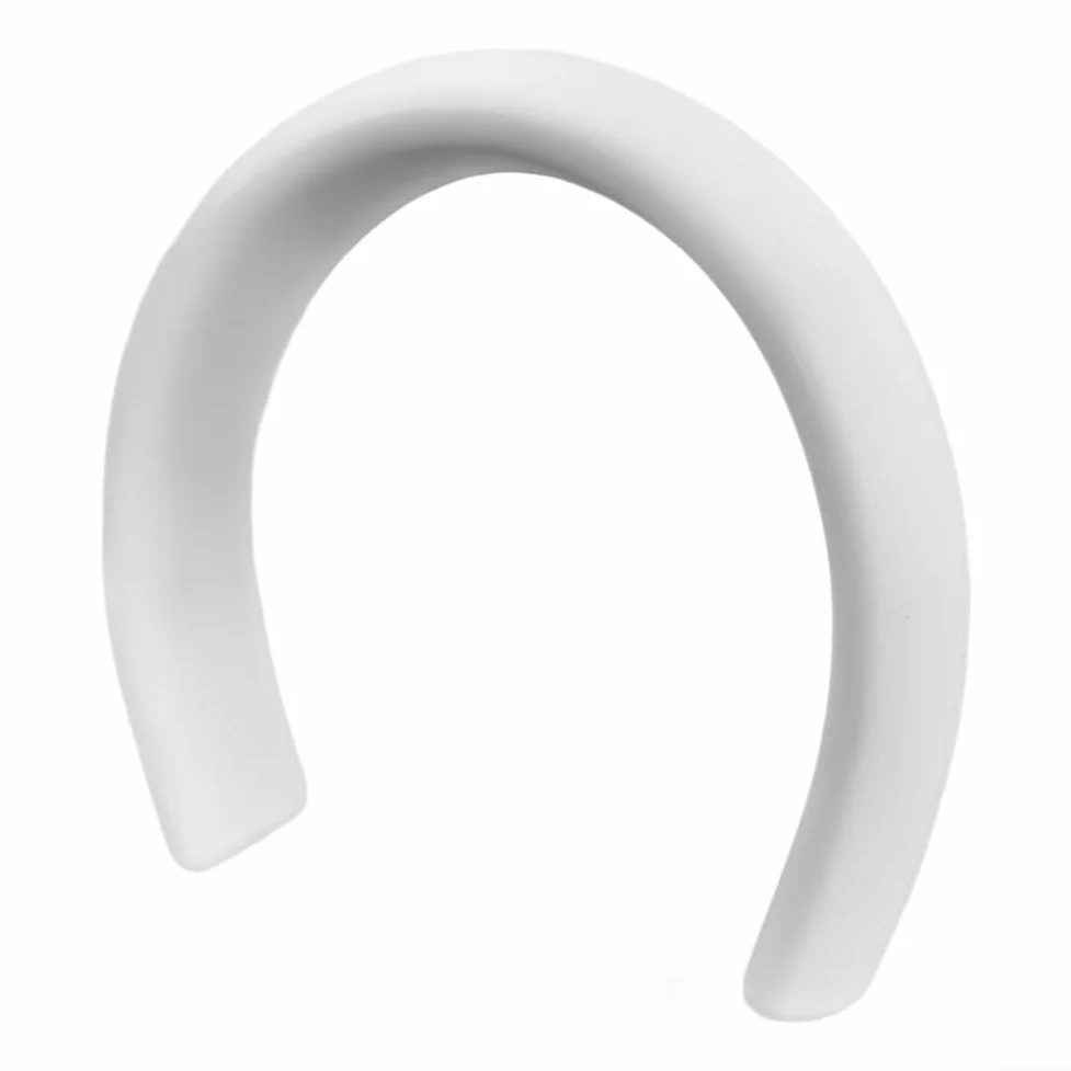 Pesi da collo per apnea, anello flessibile per allenamento con snorkeling, esterno in silicone antiscivolo, nucleo in metallo morbido per una discesa stabile ed efficiente (M, bianco, 1,5 kg)