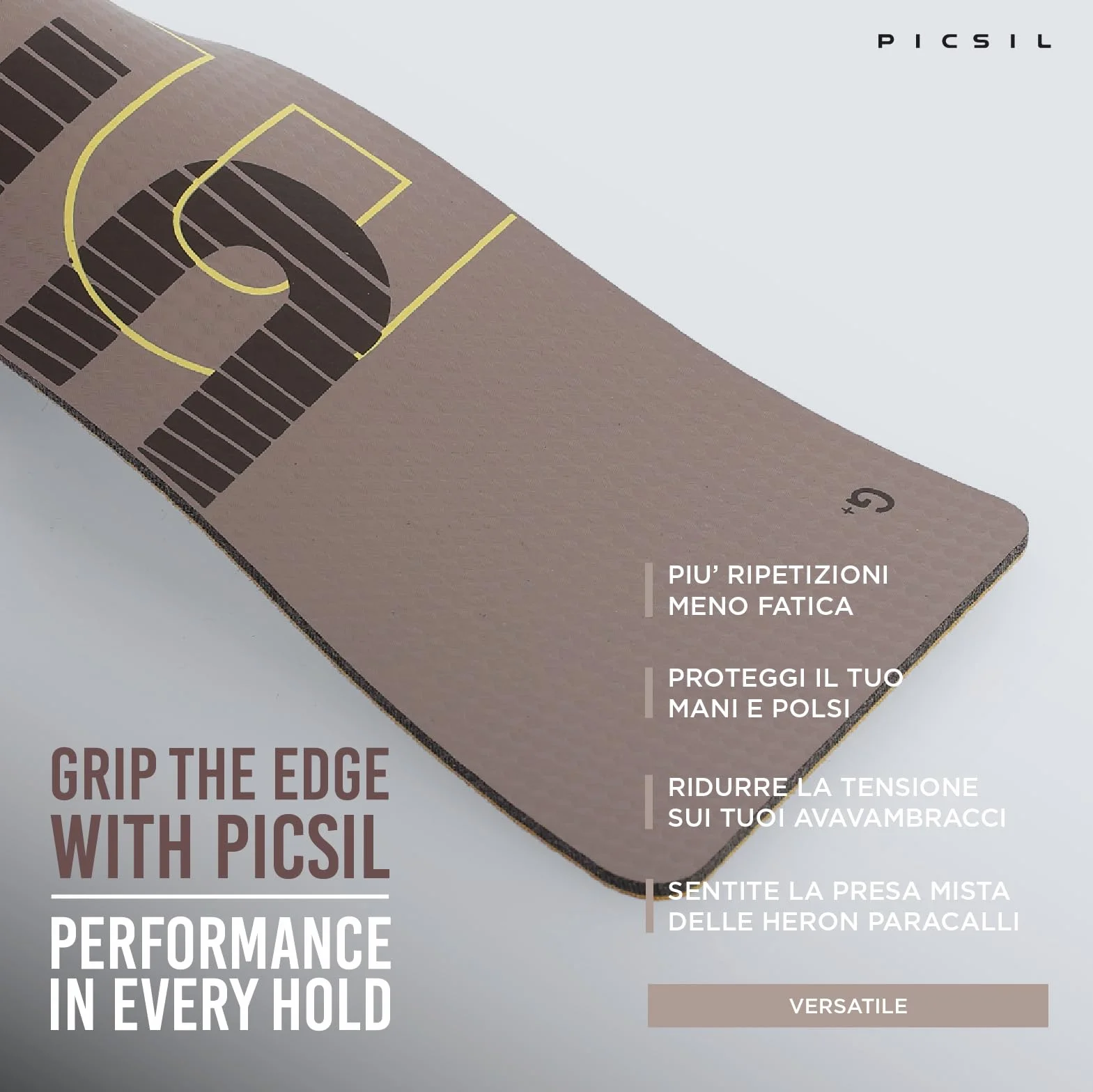 PICSIL Paracalli Falcon Carbon Fiber Grips Professionali con Astuccio e Polsini per Cross Training Calisthenics Fitness