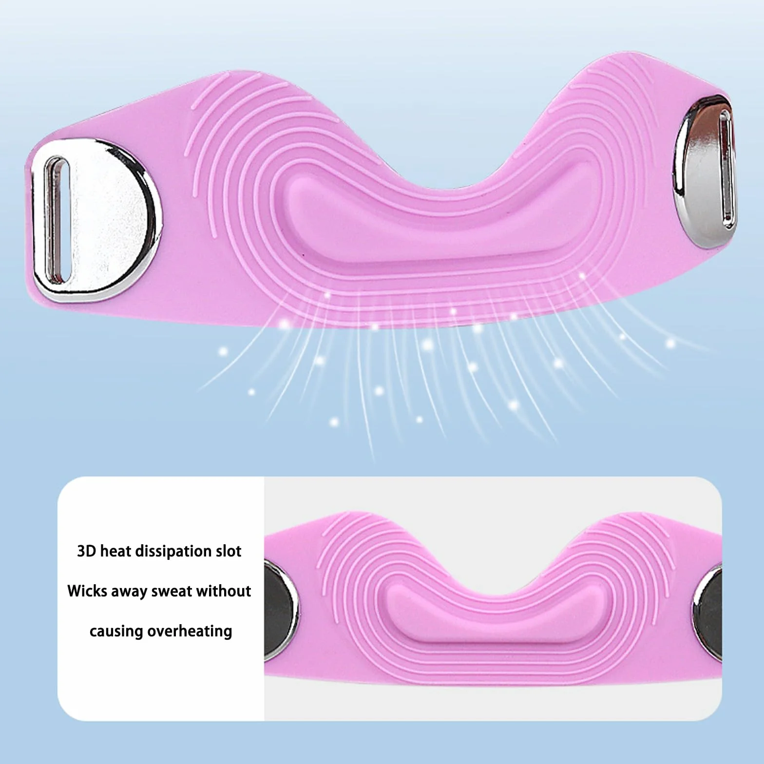 Ginocchiera regolabile in silicone per corsa basket calcio