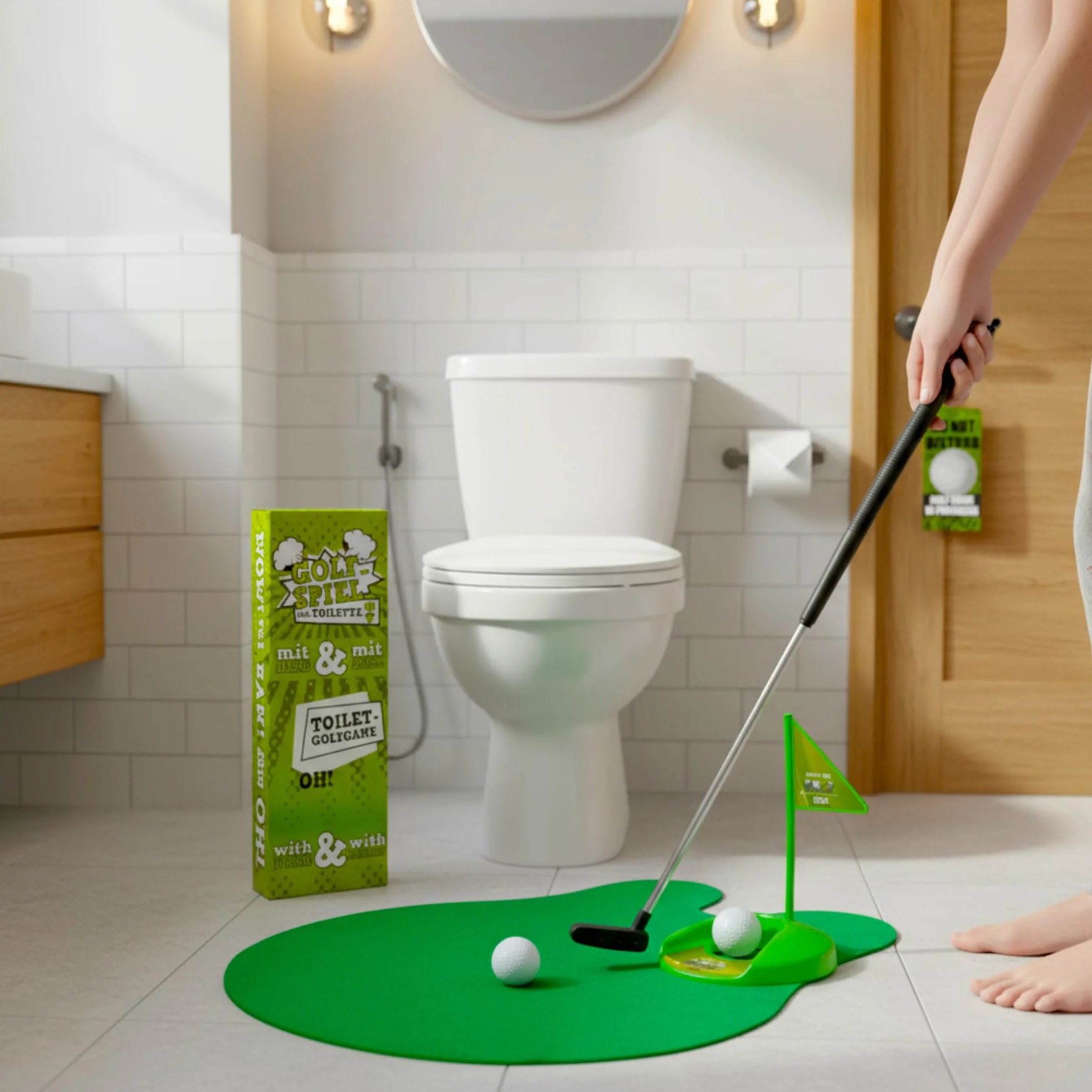 MIJOMA Gioco WC per il bagno, gioco da bagno