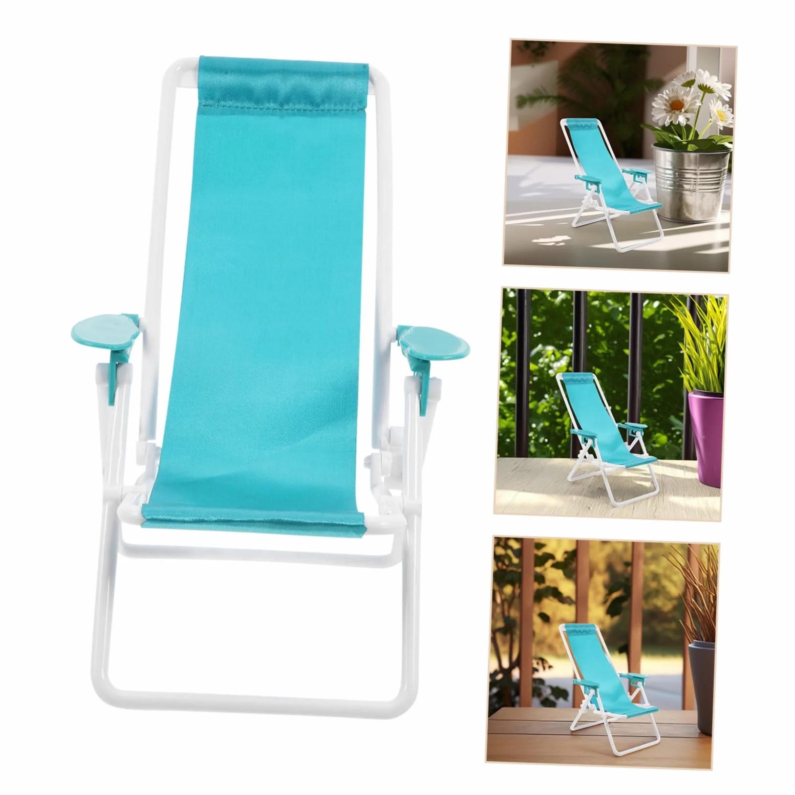 OSALADI Sedia da spiaggia portatile sdraio per adulti poltrona plastica