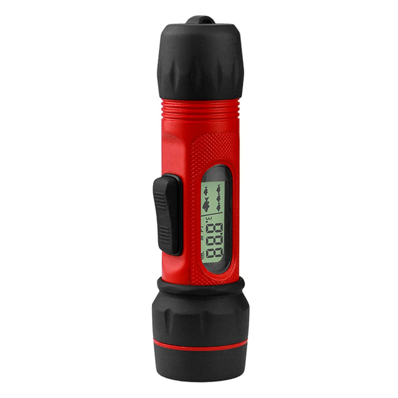 Ecoscandaglio Sonar per Pesca nel Ghiaccio con Luce Subacquea a LED Ecoscandaglio Portatile Wireless con profondità di rilevamento di 0,8-90 m