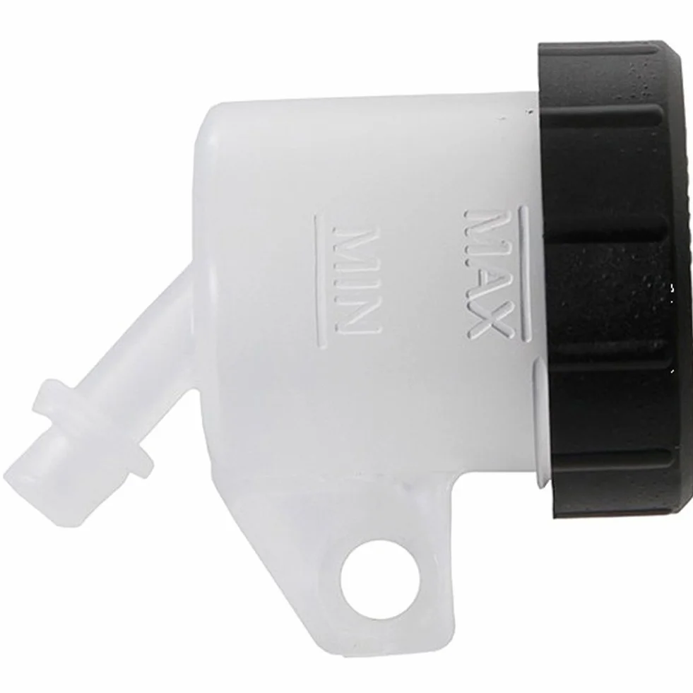 Brembo 10444650 - Serbatoio liquido per freni a 45°, colore: Bianco/Nero