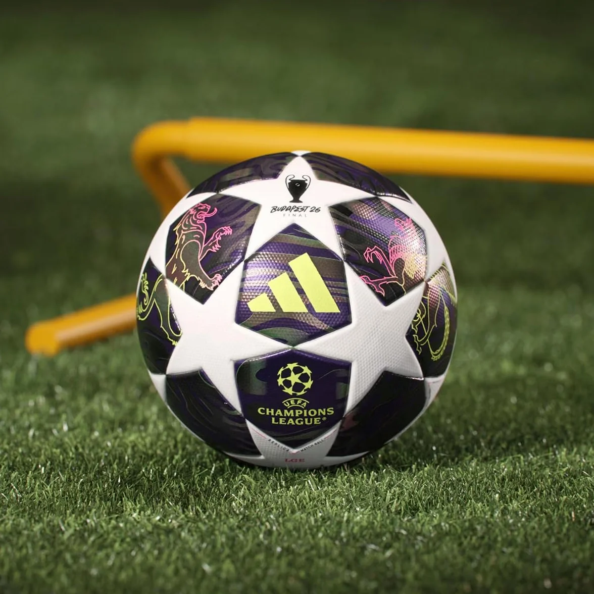 adidas UCL L F DPURPL/Bianco/Giallo 5