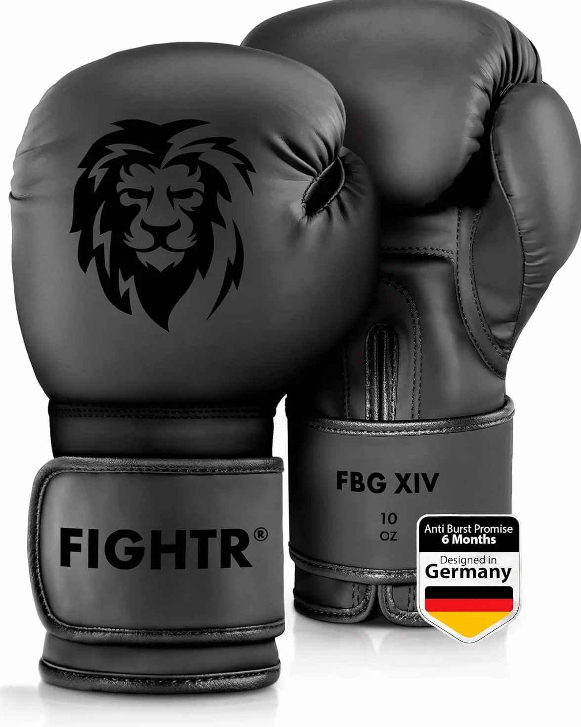 FIGHTR® Guantoni da Boxe Massima Protezione Stabilità per Boxe MMA Muay Thai Kickboxing Taglie 8-16 oz Borsa Trasporto