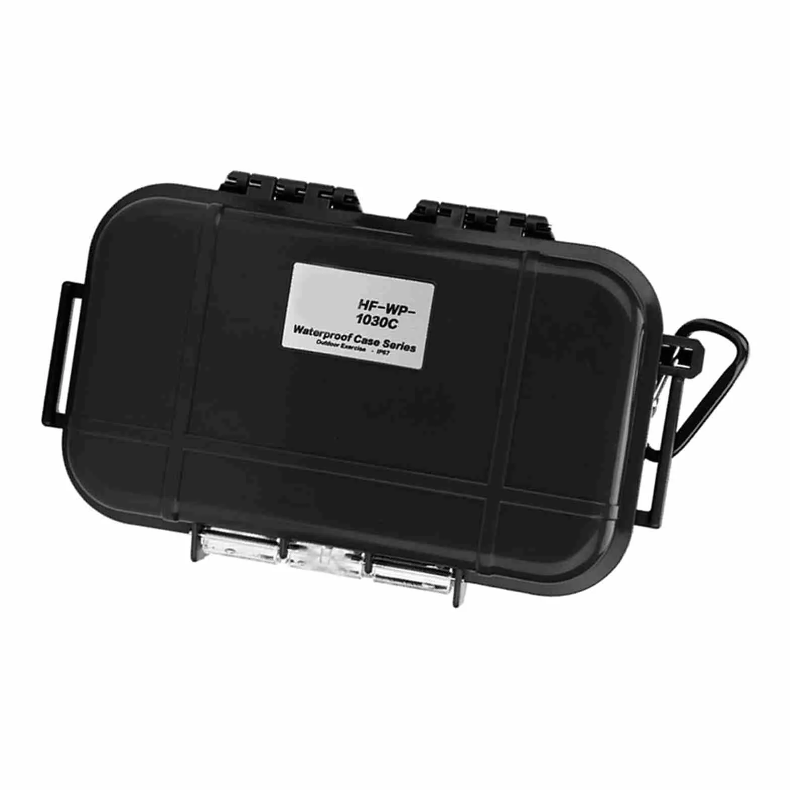 Cocoarm ABS EDC Box Impermeabile Scatola di Stoccaggio con Cuscinetto in Gomma Staccabile