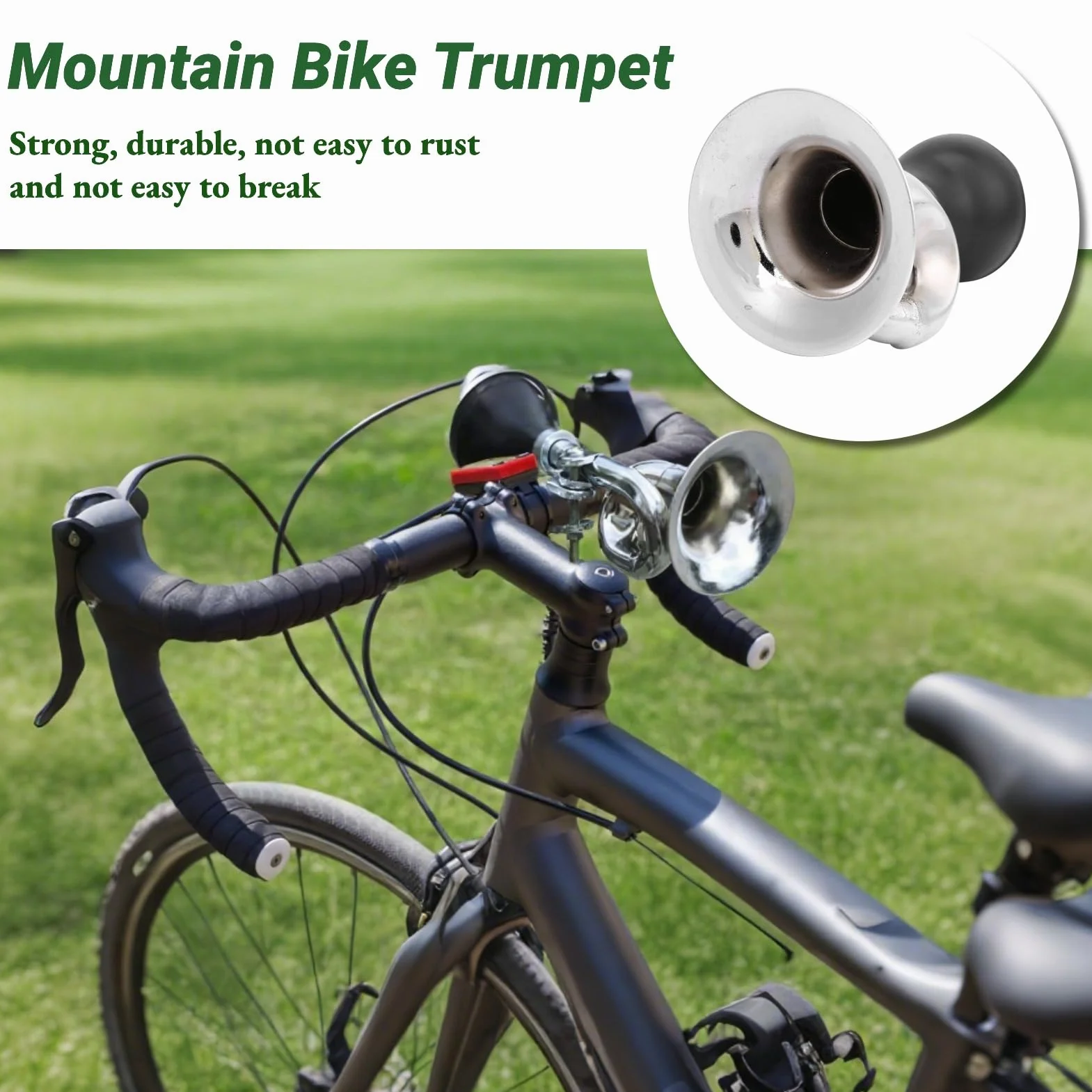 Tromba classica per bici mountain bike manubrio strada