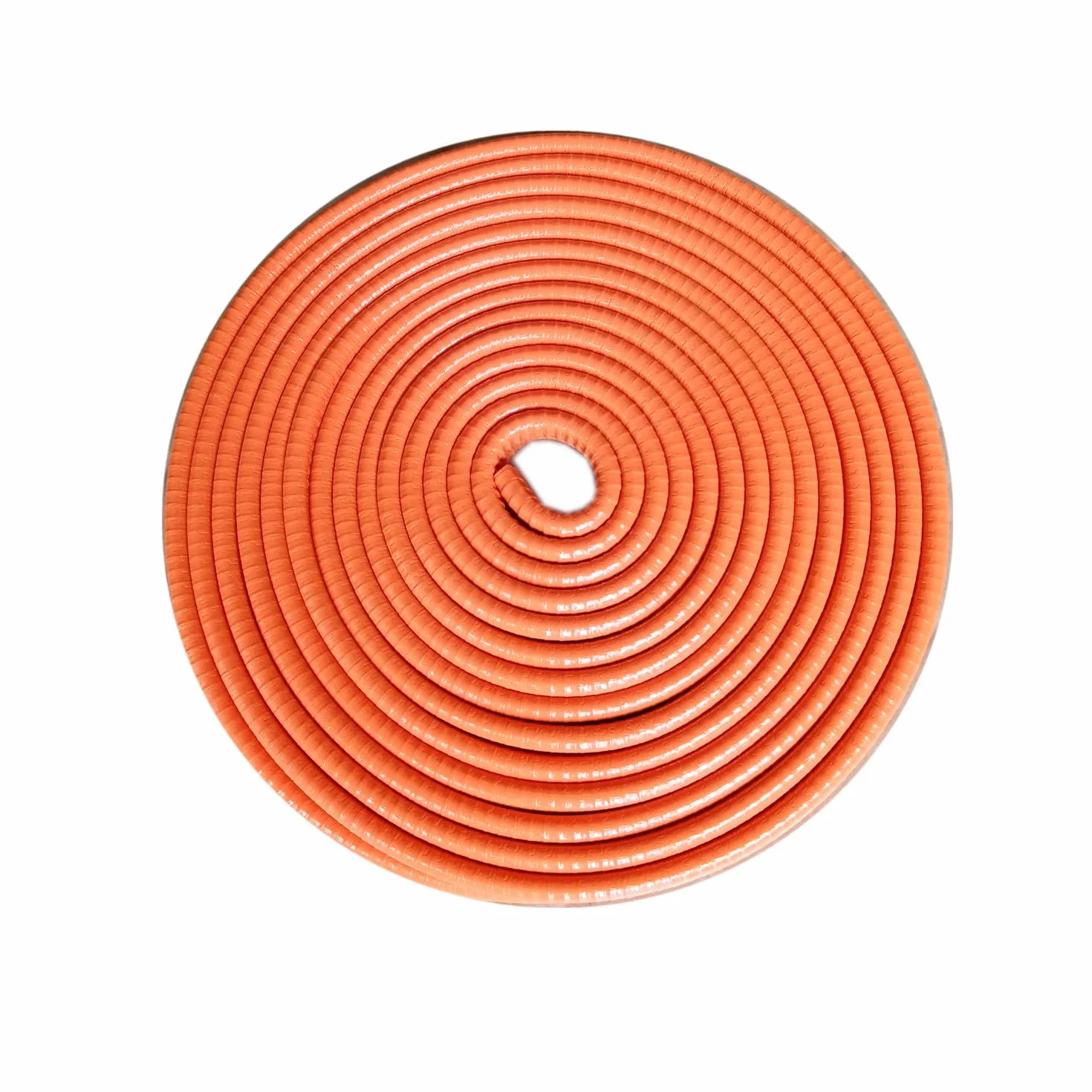 10 m protezioni per portiera auto senza bastone, gomma coperta a forma di U molla in acciaio bordo striscia di protezione, bordo porta striscia (arancione)