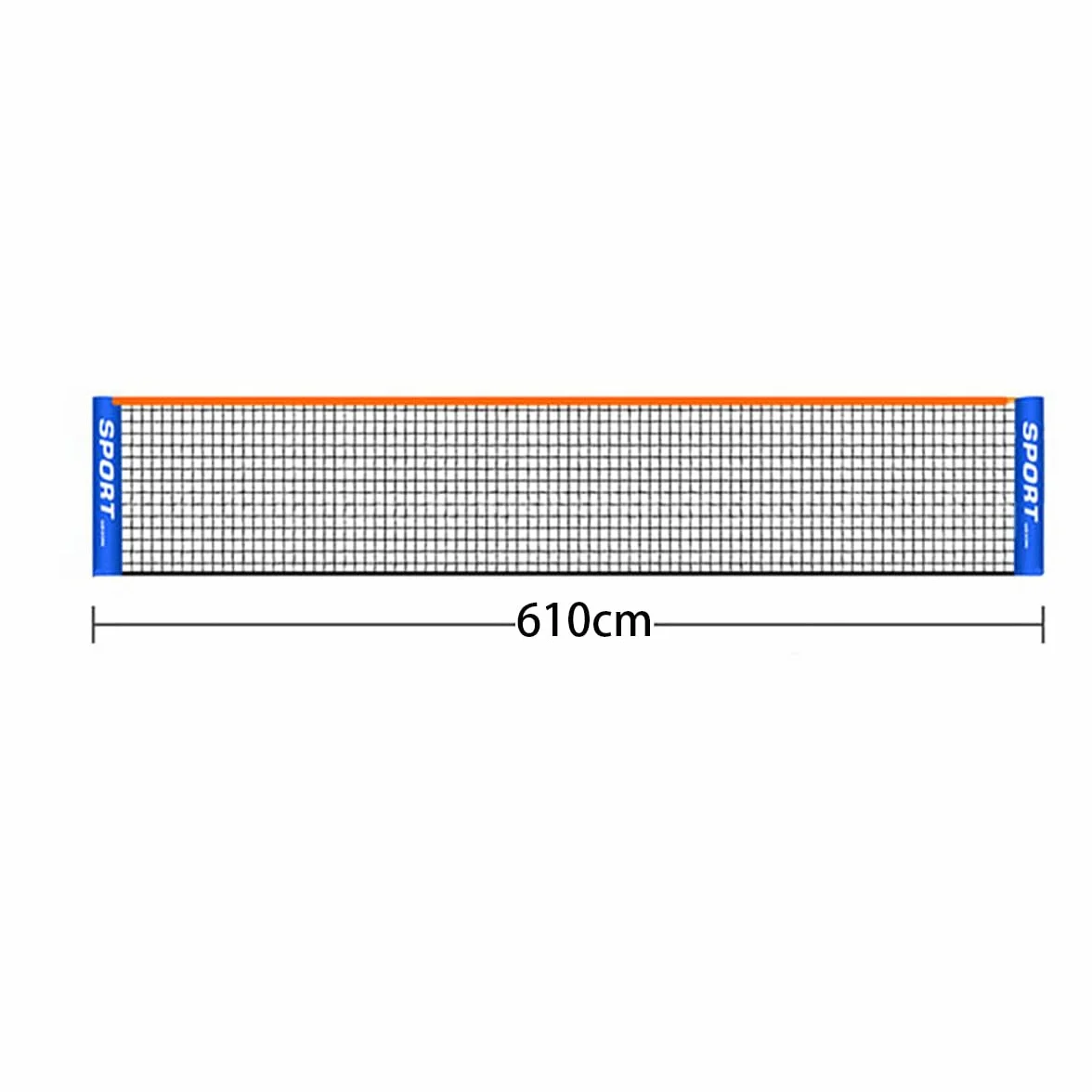 KYLMET Rete da tennis portatile pieghevole 3-6 m per bambini e adulti