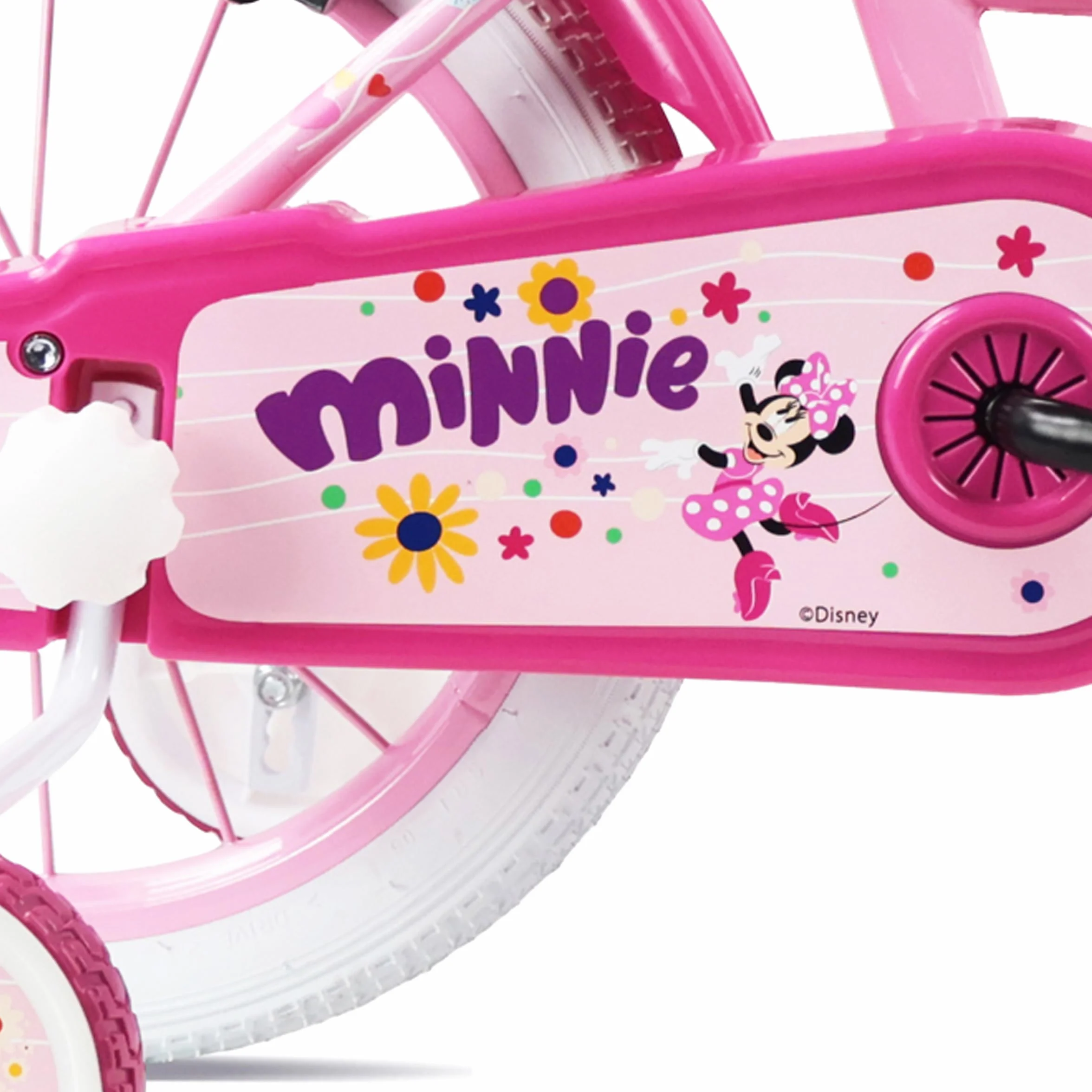 Denver Bike Bicicletta Bambina 14 Pollici Minnie, 3-5 Anni, Telaio Acciaio, Ruote Gonfiabili