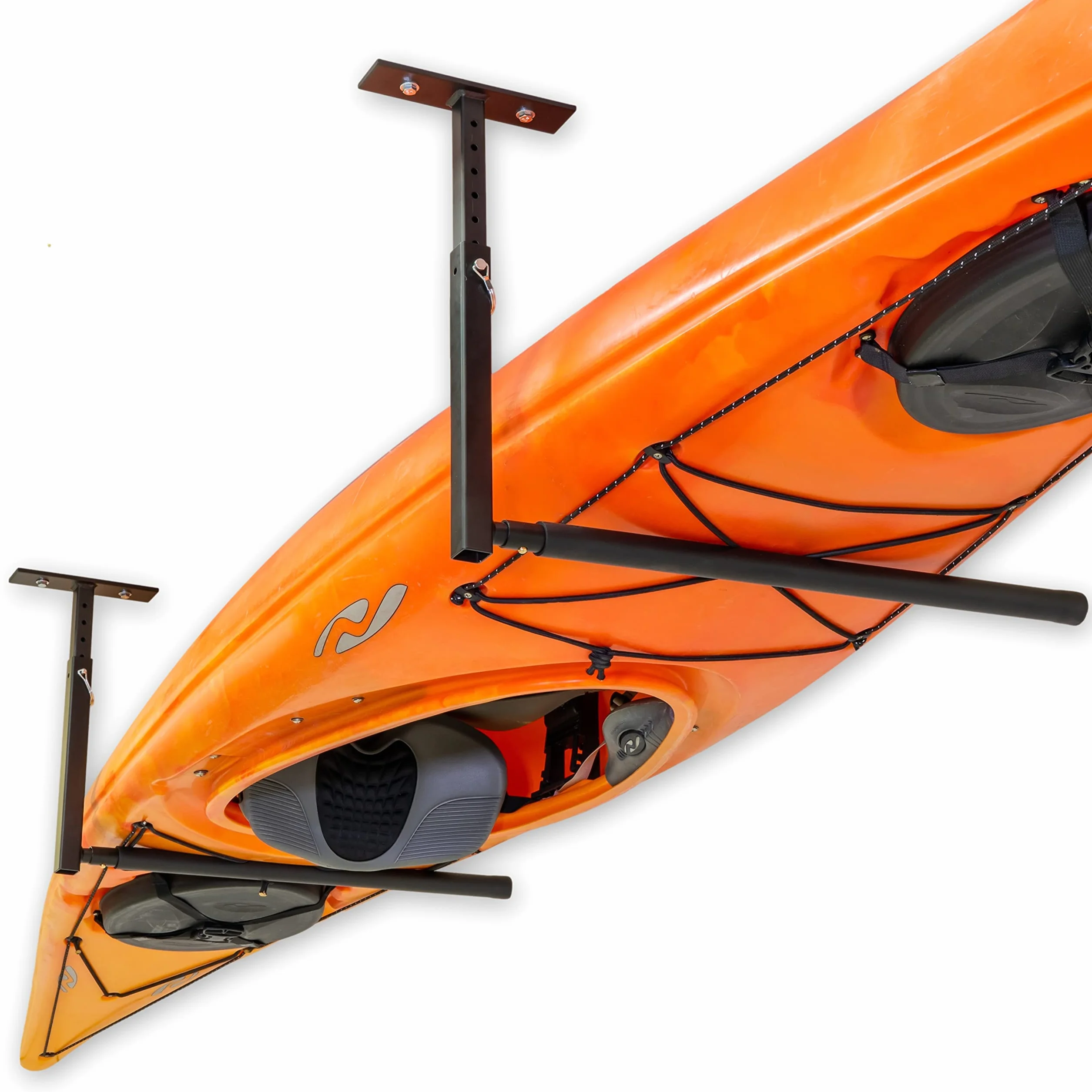 StoreYourBoard Singolo scaffale del soffitto del Kayak, Supporto Regolabile di stoccaggio, Sistema sopraelevato del Garage