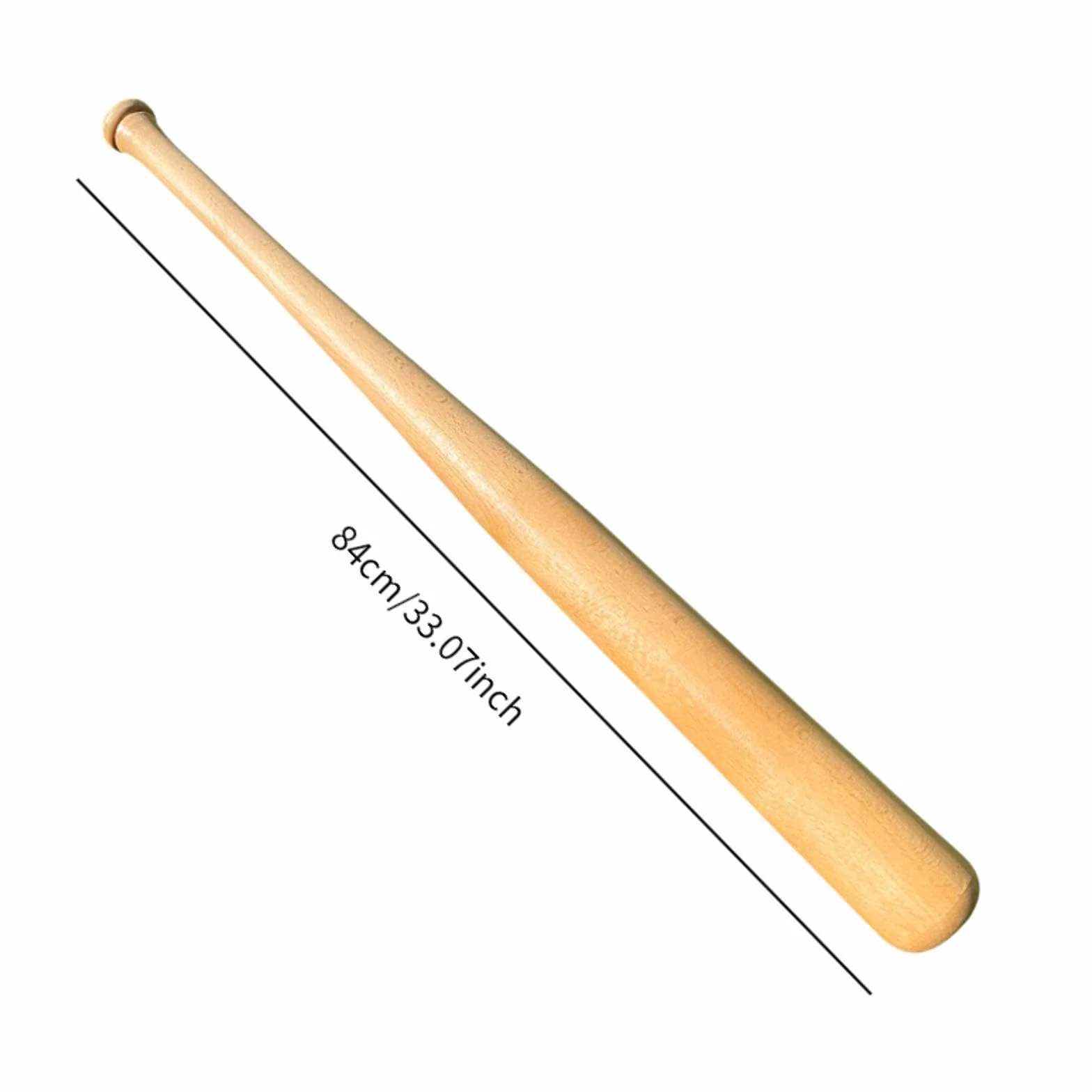 Perfeclan Mazza da Baseball in Legno 84 cm Portatile per Adulti