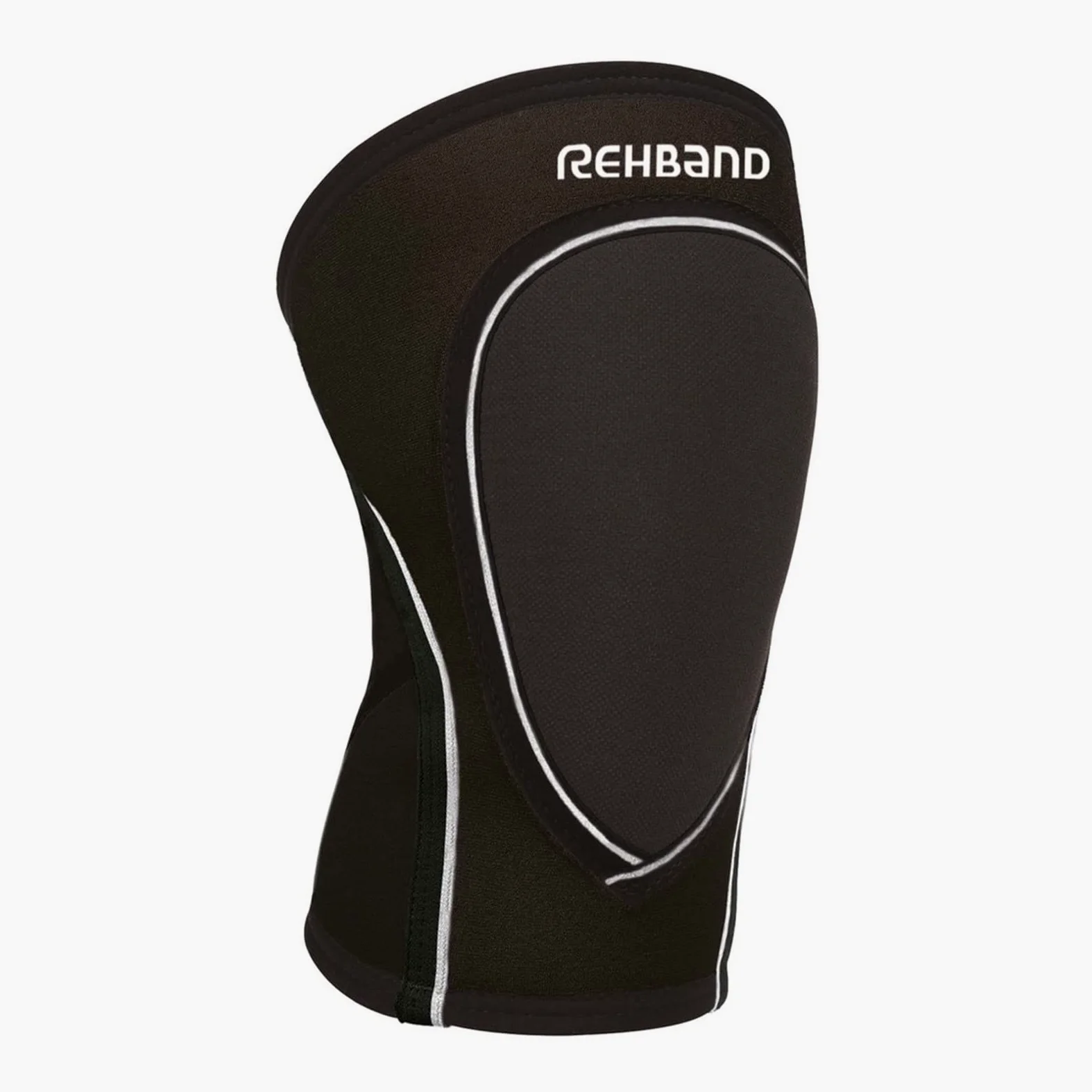Rehband ginocchiere per pallavolo e pallamano uomo e donna, knee pads in neoprene 3 mm, protezioni ginocchio confortevoli e aderenti per sport indoor, Colore:Nero, Misura:XL