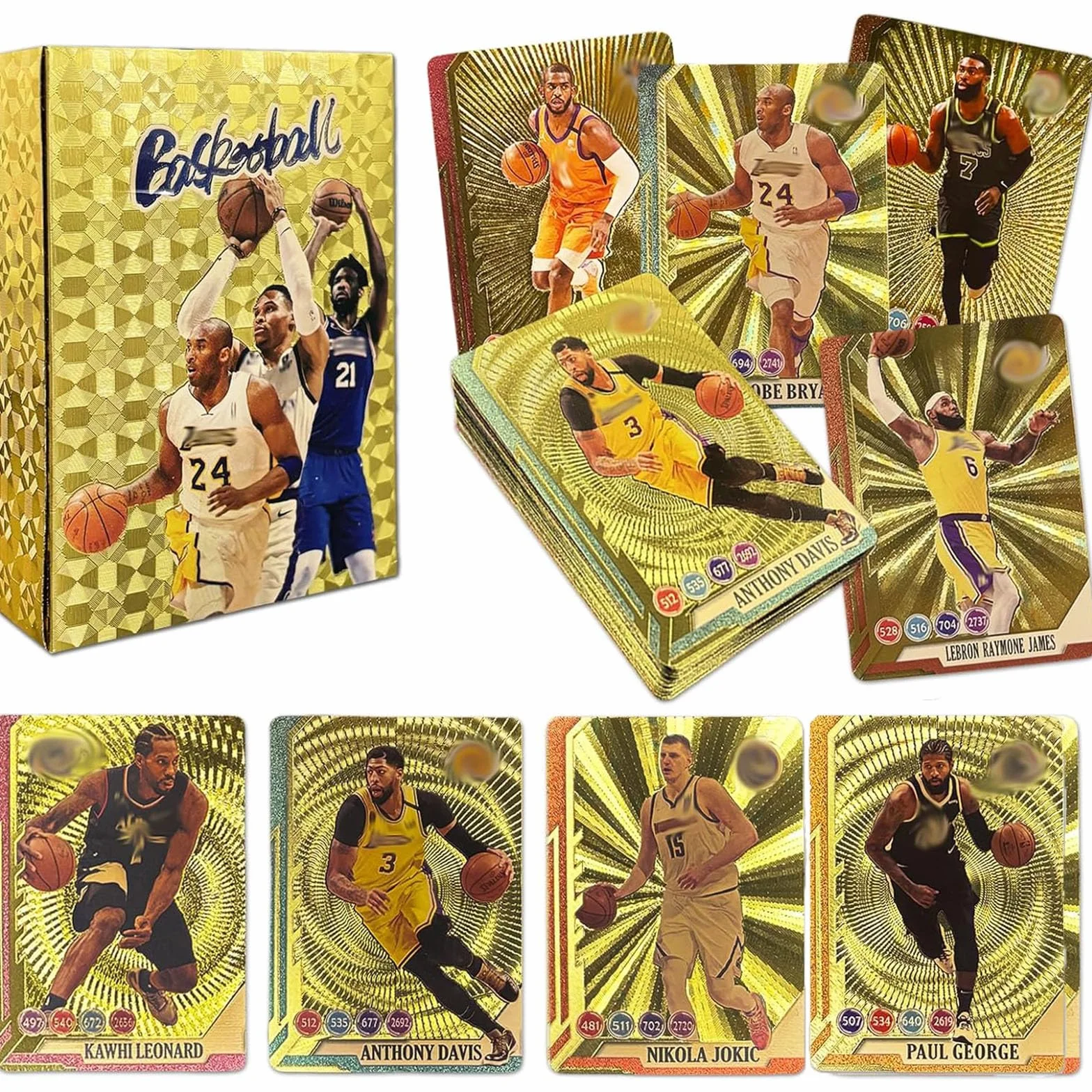Carte da Basketball Cool, Carta Pallacanestro per Bambini, Adolescenti e Adulti, Collezionisti