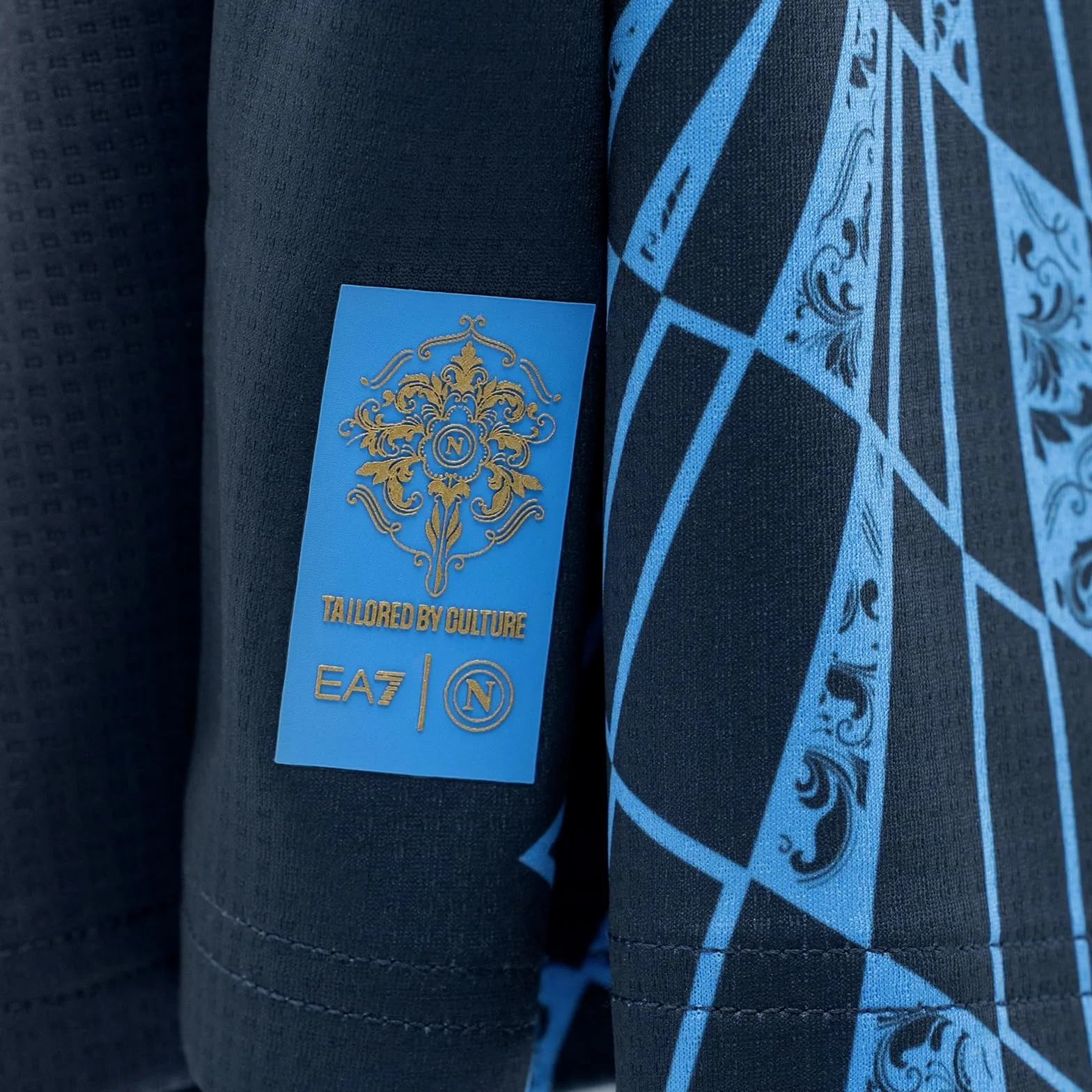 SSC Napoli Maglia Pre-Match Blu 2025/2026 Ea7 Unisex Adulto