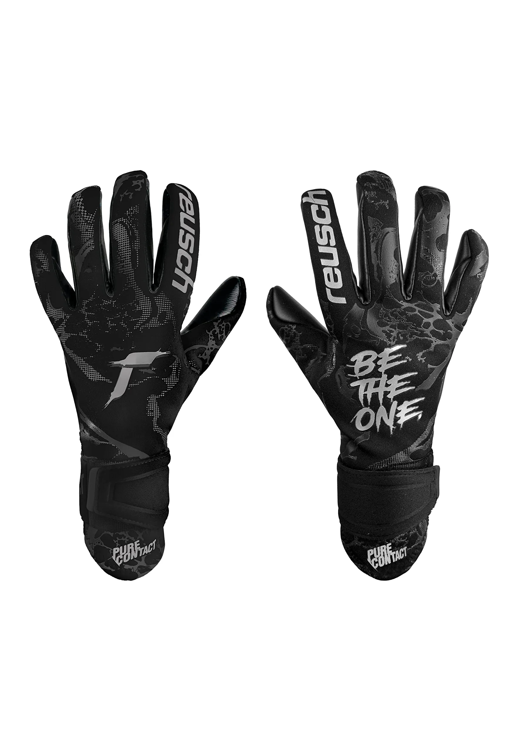 Reusch Pure Contact Infinity guanti da portiere aderenti e traspiranti guanti da calcio per adulti per uomo e donna, particolarmente adatti per l'erba sintetica