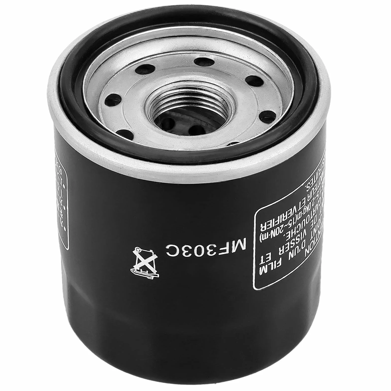 LOCOPOW Filtro olio F115 per Yamaha 5GH-13440-71-00 5GH-13440-00-00 5GH-13440-70-00 3R0076150M 18-7911-1 F100 F15 F25 F30 F40 F50 F50 60 F70 F75 F80 Yamaha, Honda e Nissan/Tohatsu 9.9-115 HP