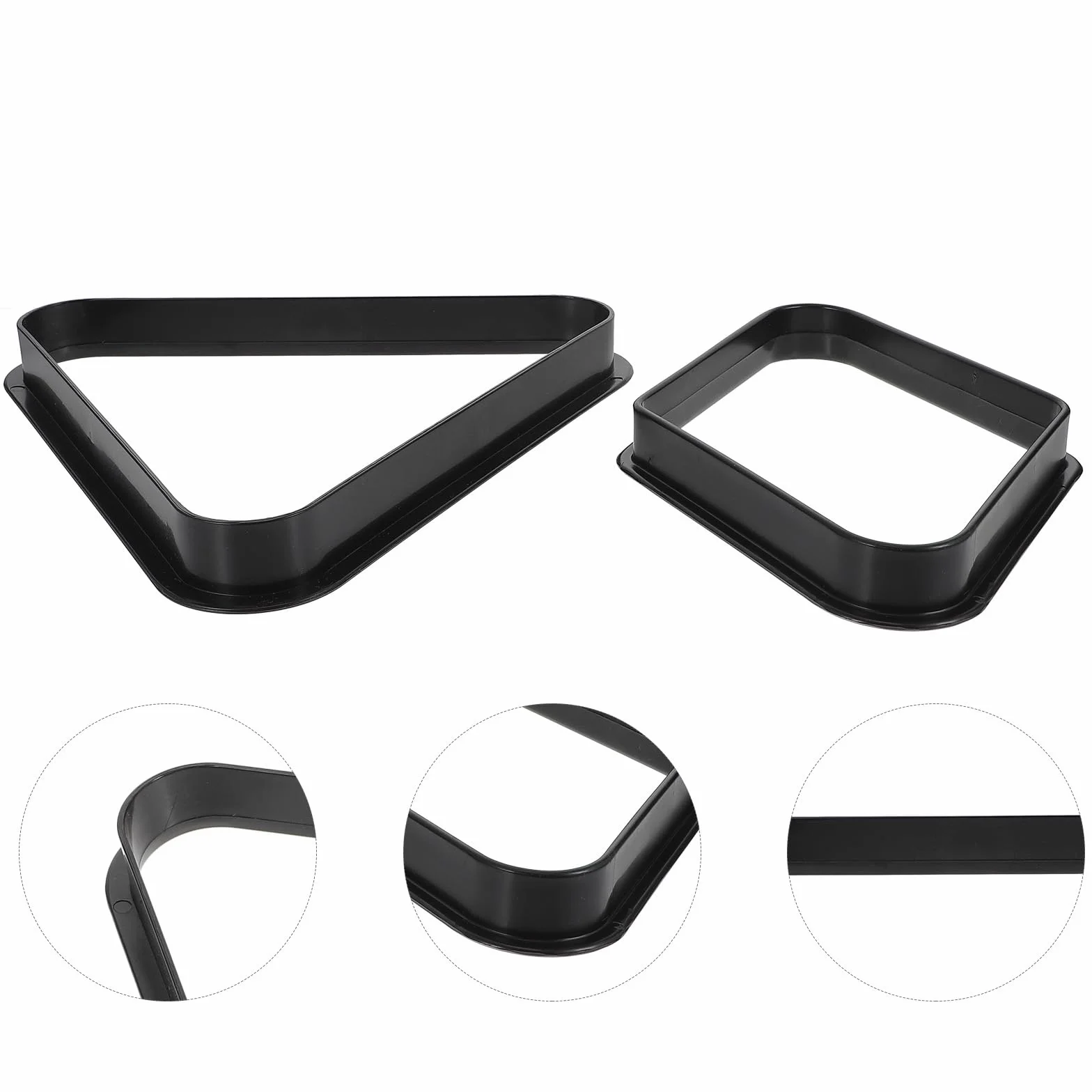 HANABASS 2 Pcs Biliardo Rack Triangolo Tavolo Da Biliardo Mensola Stand