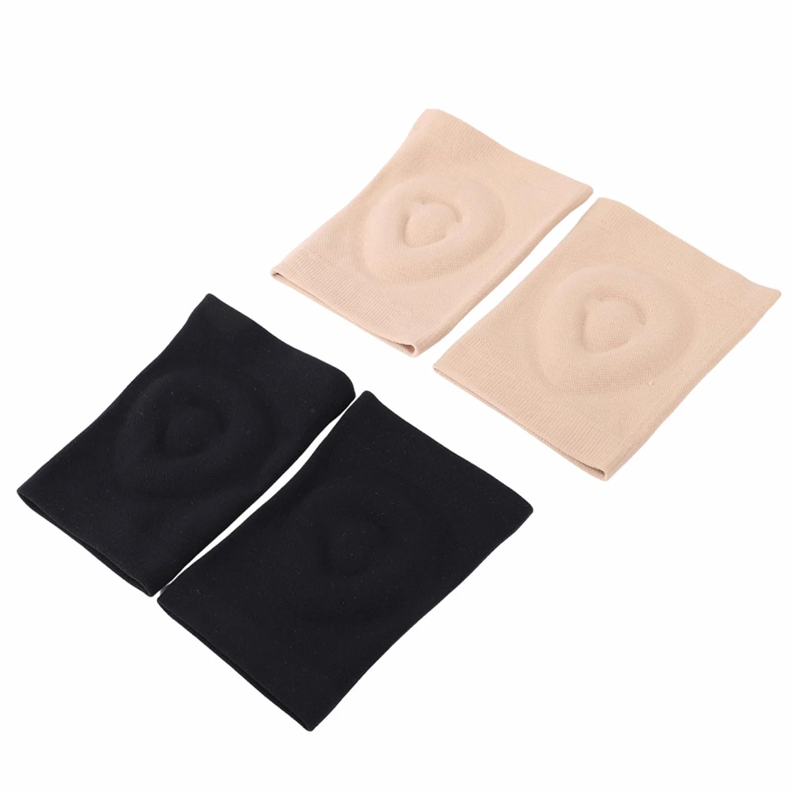 Ginocchiera in silicone traspirante per danza, pattinaggio, ciclismo