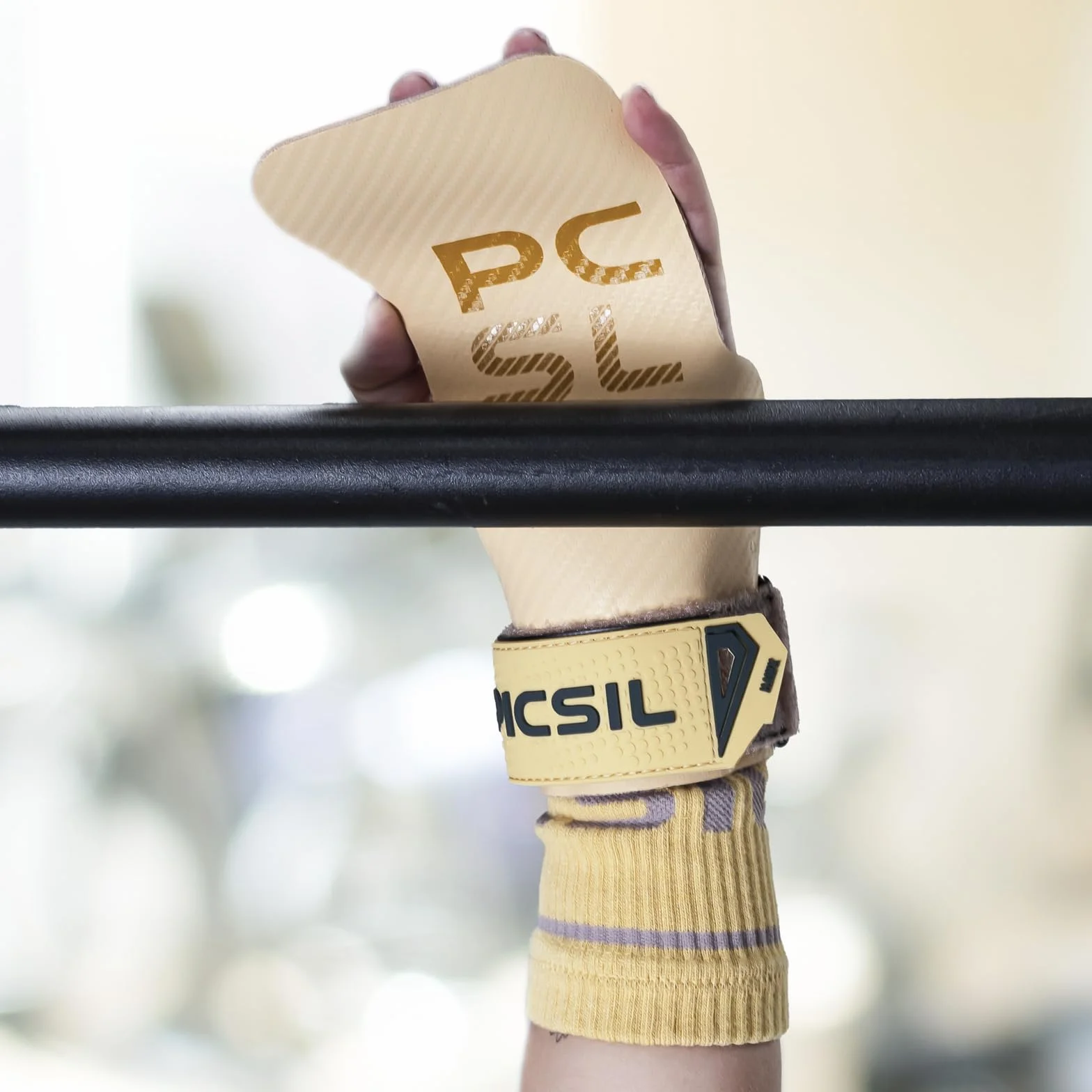 PICSIL Paracalli Hawk Professionali Barre Liscie Acciaio senza Magnesite Astuccio Polsini Cross Training Calisthenics Ginnastica
