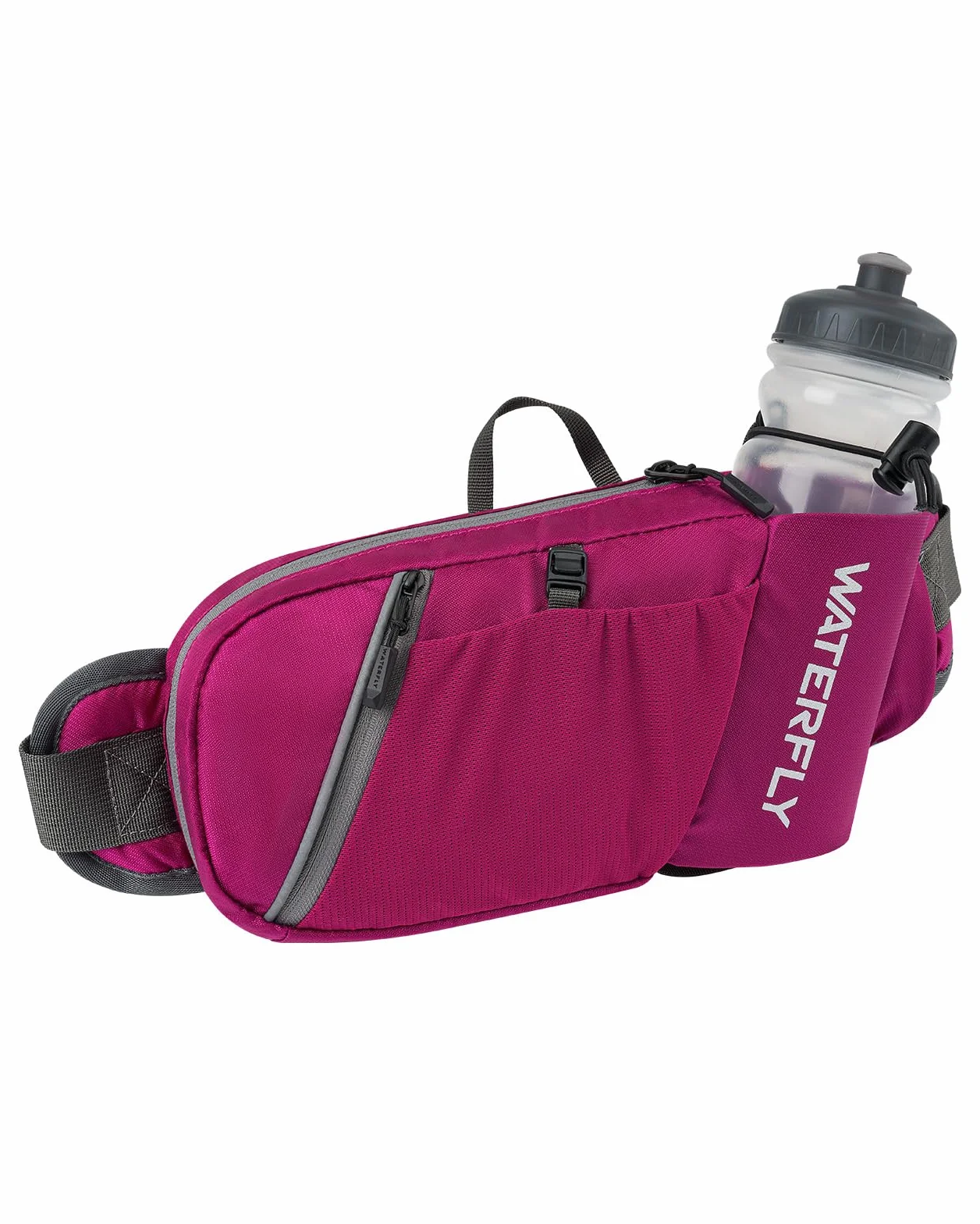 WATERFLY Marsupio Sportivo Uomo Donna con Portaborraccia per Corsa Escursionismo