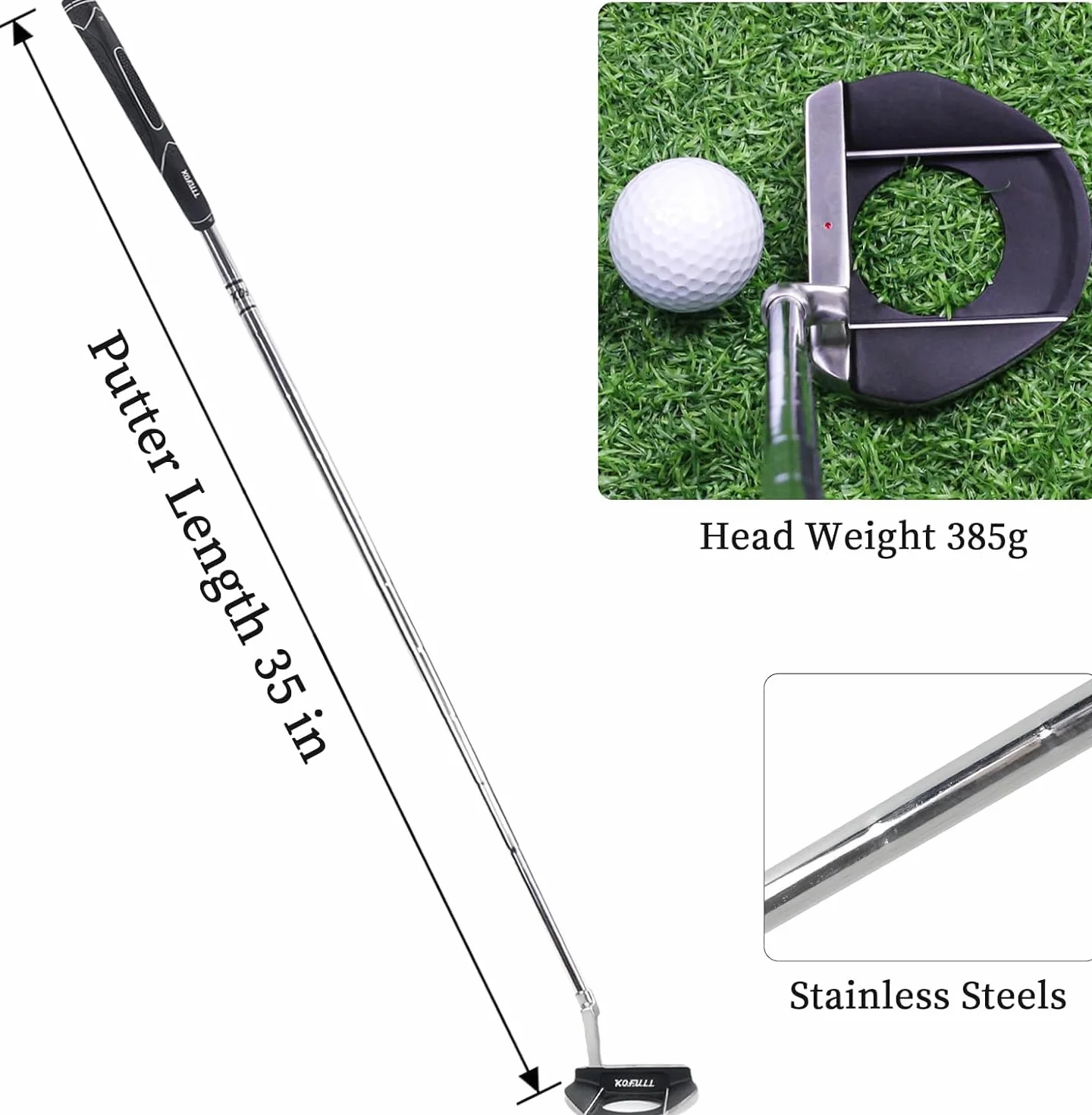 KOFULL Golf Putter 34 inches for Men