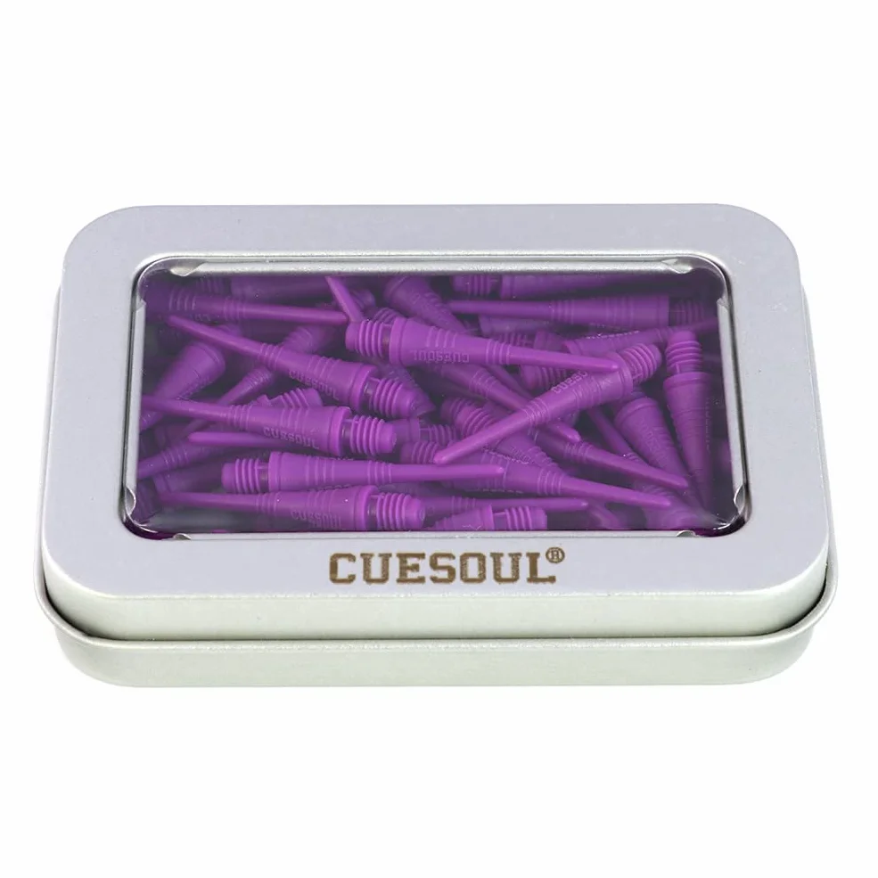 CUESOUL 2BA Morbida Punta Freccette Punti 100-Count