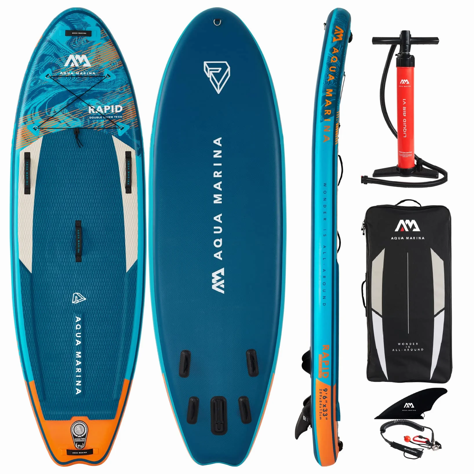 Aqua Marina Rapid 9'6" SUP Multicolore Adulti Unisex