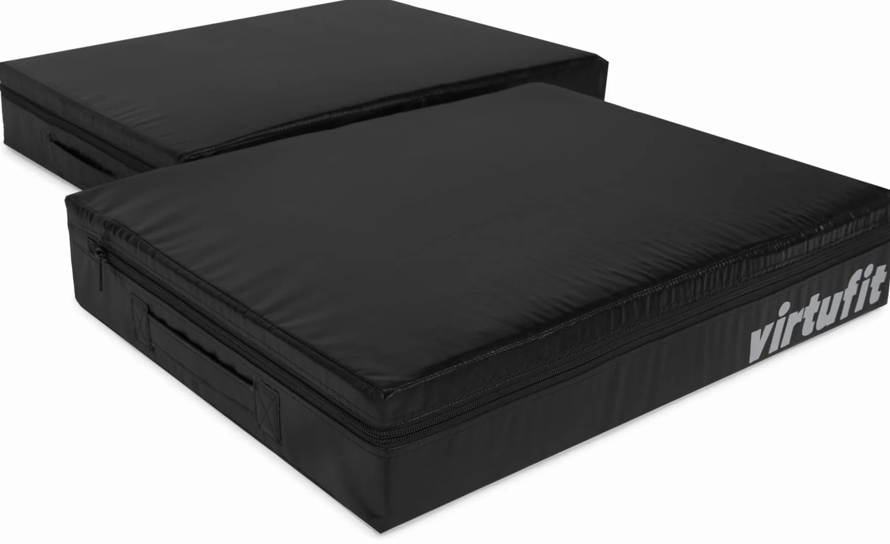VirtuFit Set di Cuscinetti a Goccia, Tappetino per Lancio, Piastra di Lancio, Supporto per manubri, Supporto per Parabrezza