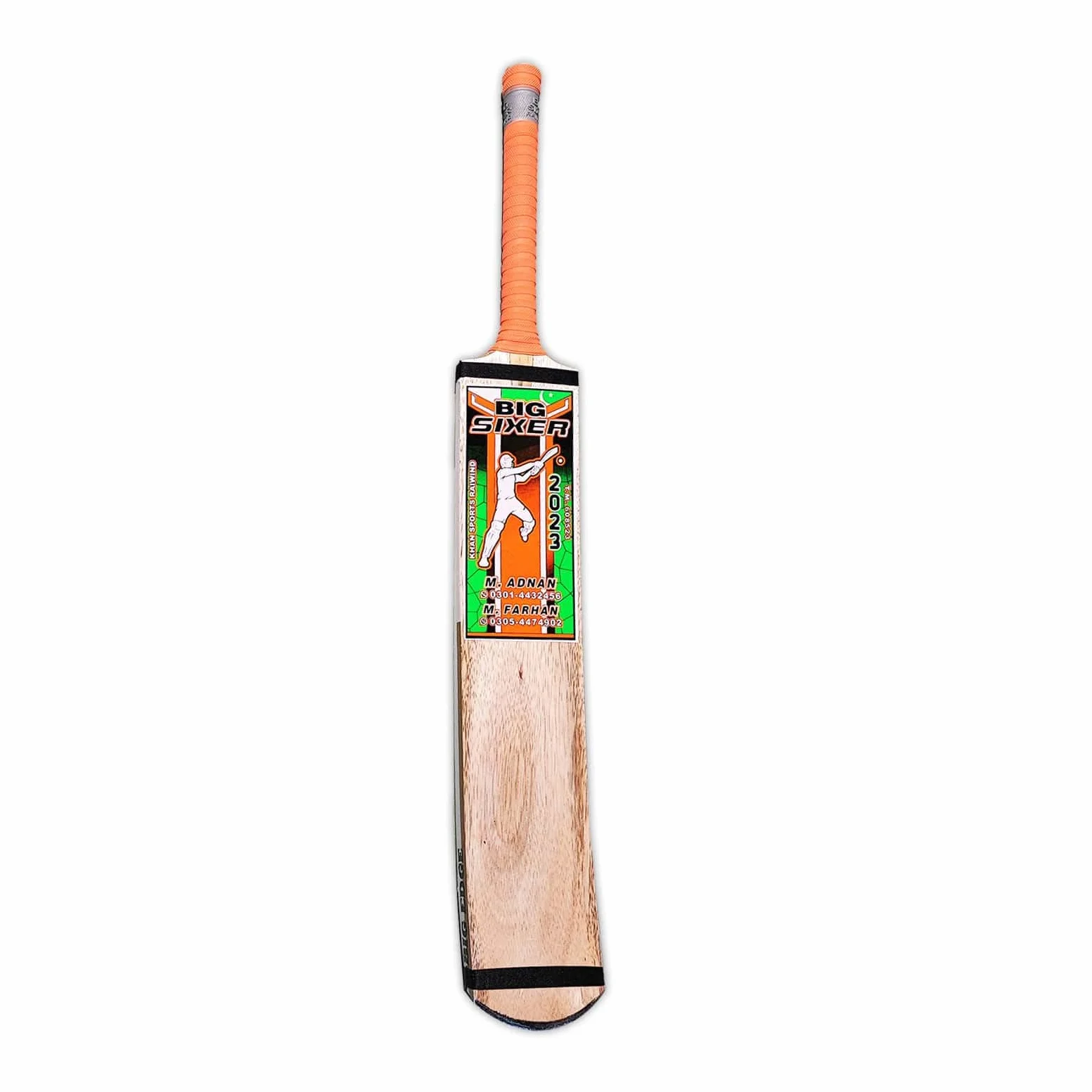 Big Sixer Sirilankan wood tape ball bat
