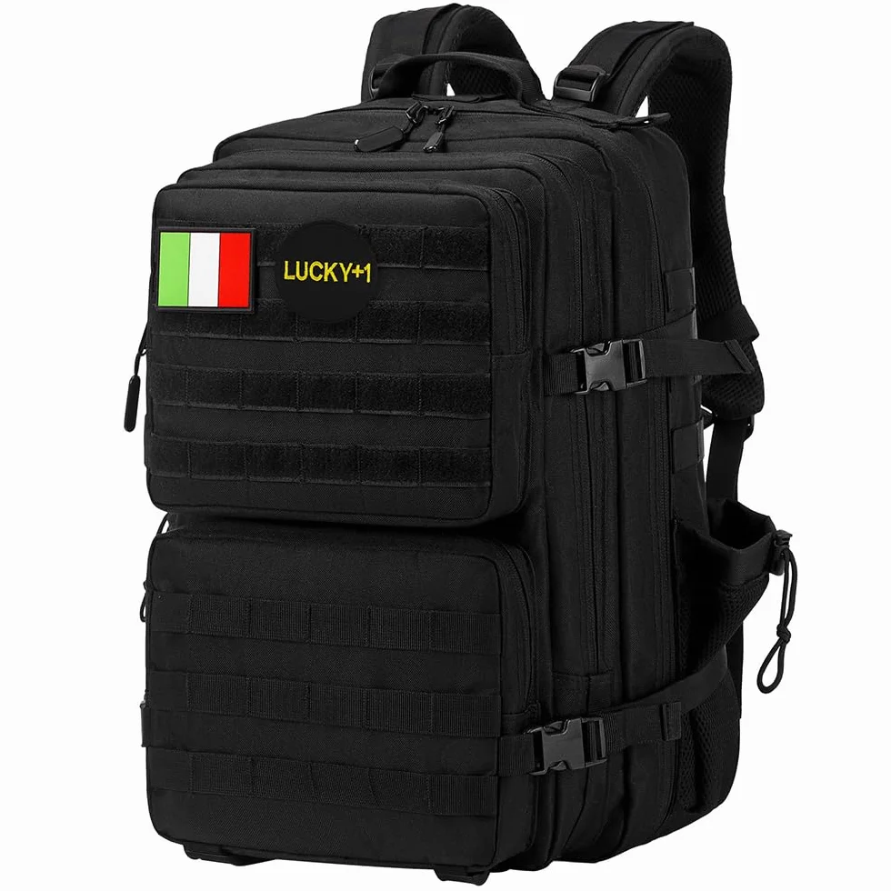 Delgeo Zaino Tattico Militare 45L Impermeabile Pieghevole Alpinismo Escursionismo Campeggio