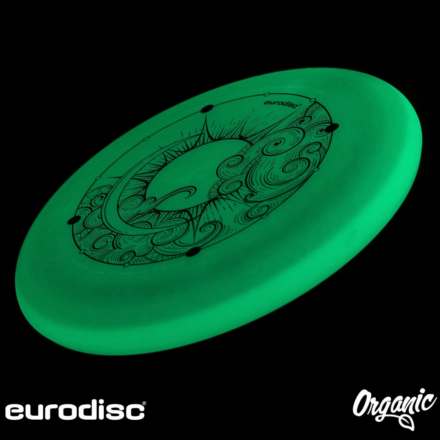 eurodisc Superglow Frisbee Unisex-Youth