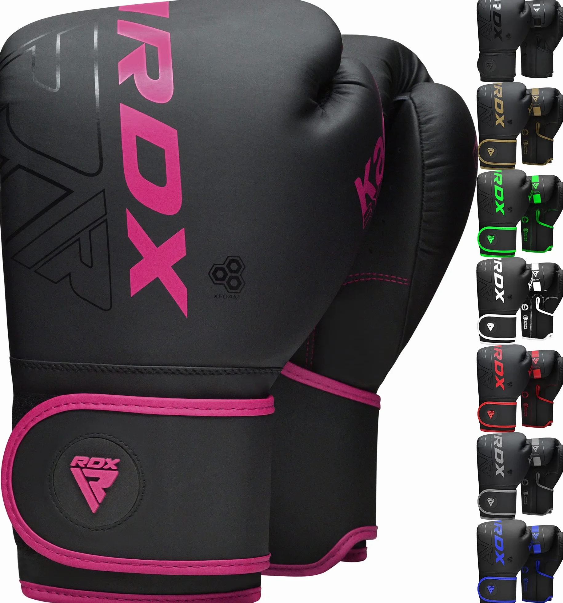 RDX Maya Hide Pelle KARA Junior Guantoni Boxe per Muay Thai, Kickboxing, Sparring e Sacco
