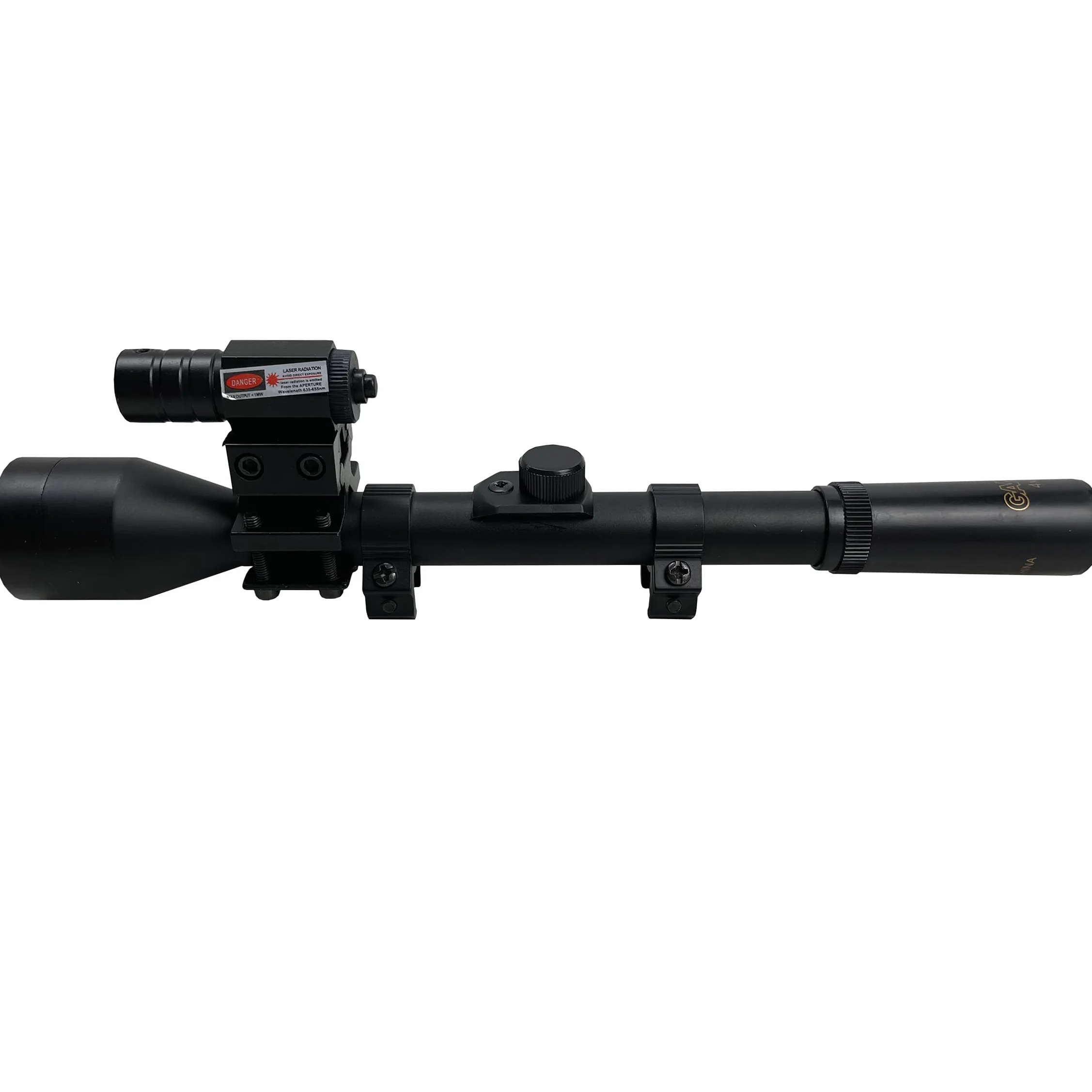 Gamo Mirino telescopico 4x28 tattico con laser per carabine fucili a pallini aria compressa Airsoft