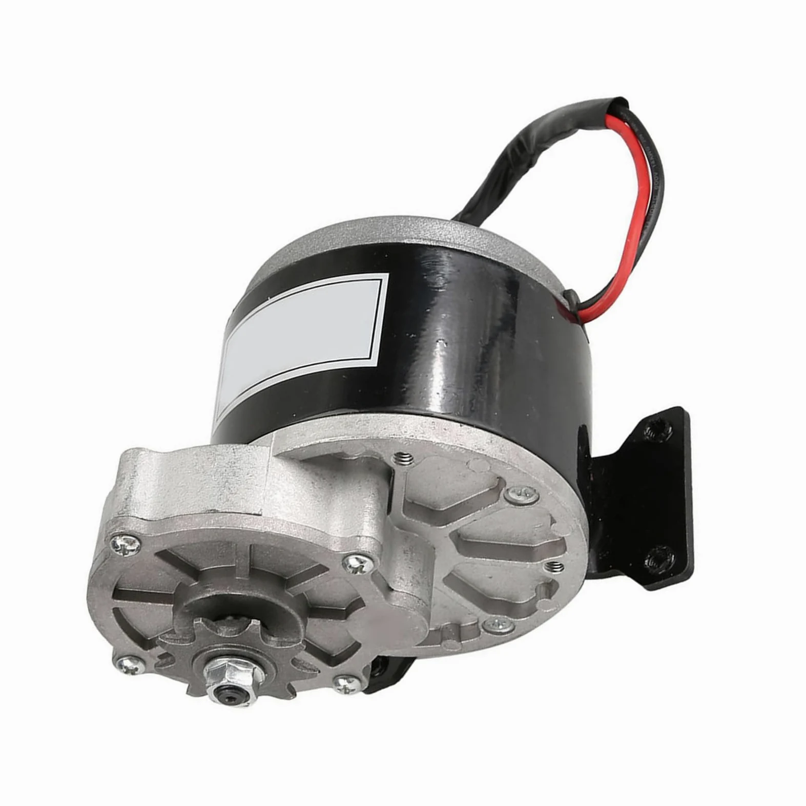 Motore Elettrico 12V 250W con Riduttore di Velocità, Dotato di Pignone a 9 Denti, per Scooter e Motori a Corrente Continua Spazzolati