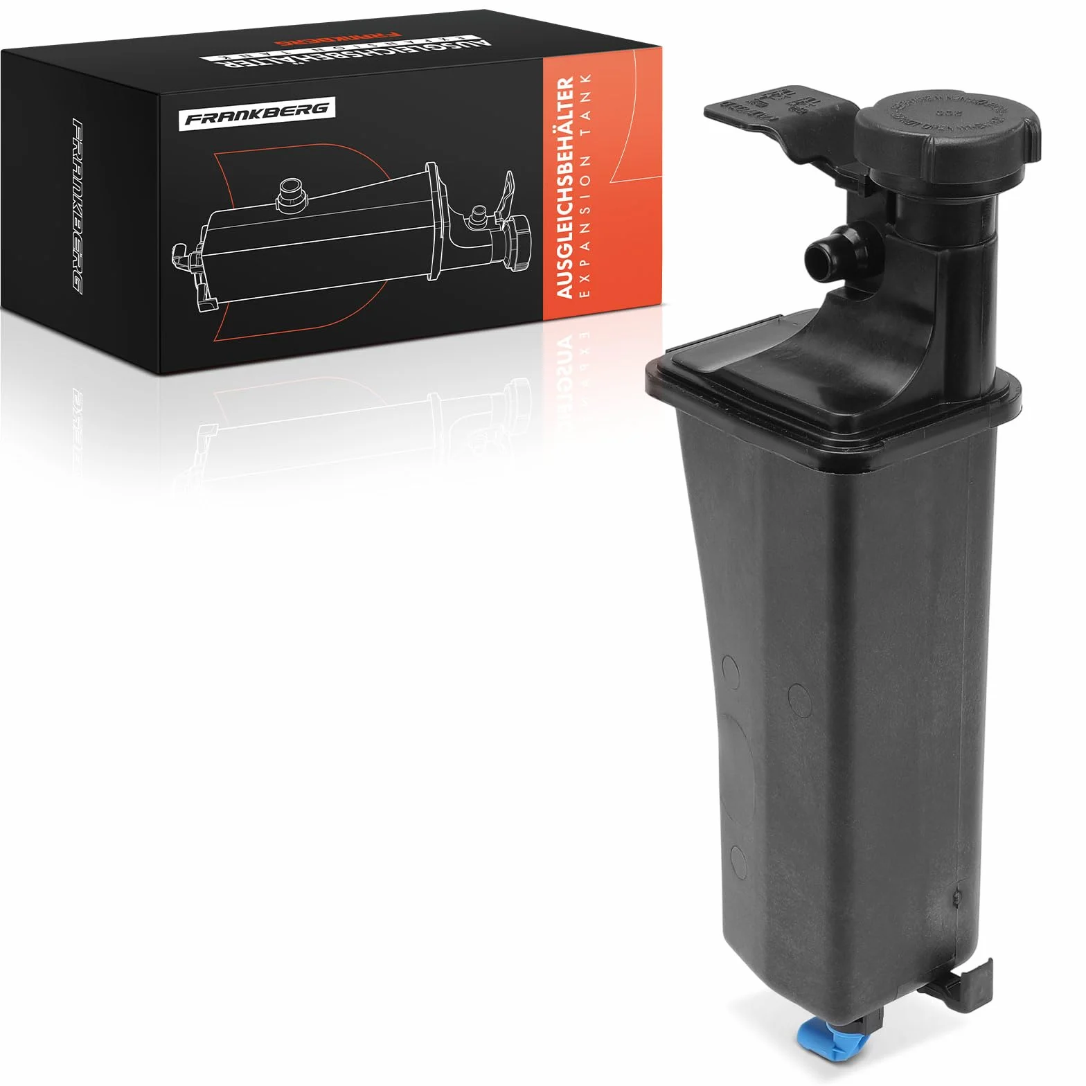 Frankberg Serbatoio di Espansione Refrigerante Intestazione Compatibile con Serie 3 Touring E46 2.0L Serie 3 E46 1.9L Serie 3 E46 2.0L Serie 3 Touring E46 1.9L X5 E53 3.0L Replace# 17137787040