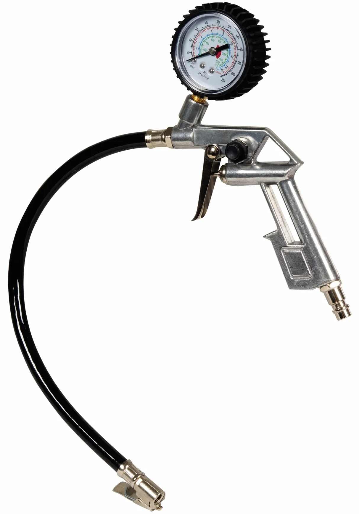 Originale Einhell Pistola per gonfiaggio gomme con manometro (pressione 0-8 bar)