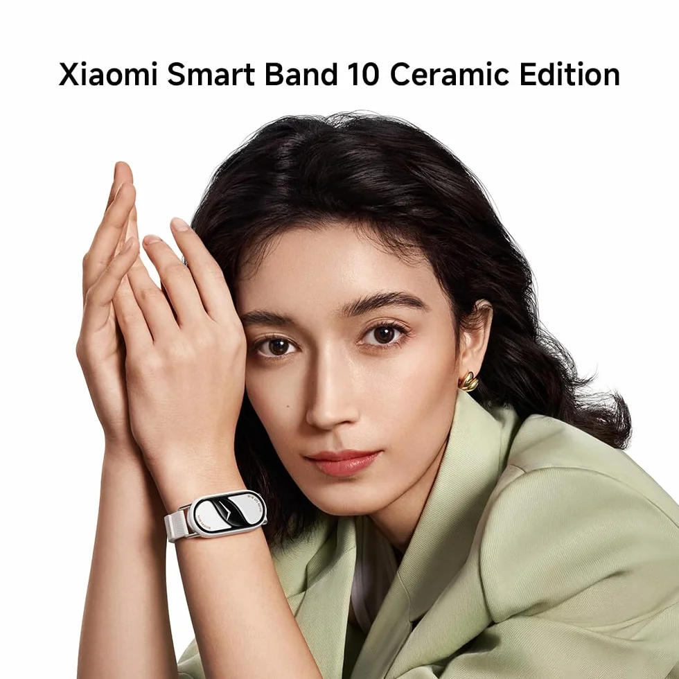 XIAOMI Smart Band 10 Bracciale Fitness, autonomia 21 gg, ricarica rapida, 150+ modalità sportive, monitoraggio sonno, HyperOS 2.0, resistenza 5 ATM, Nero
