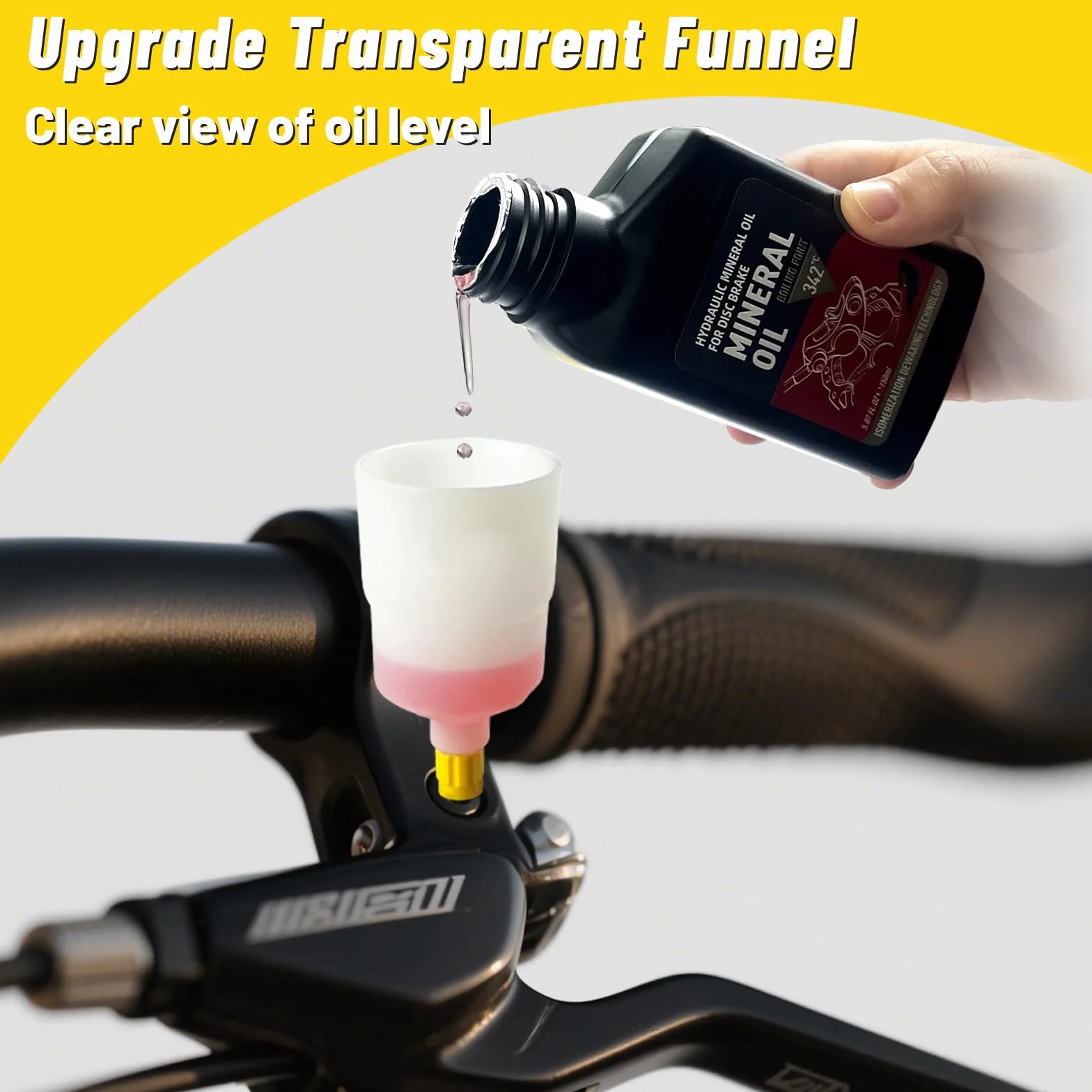 Kit Spurgo Freni Idraulici per Shimano TEKTRO MAGURA SRAM MTB 150ML Olio Minerale